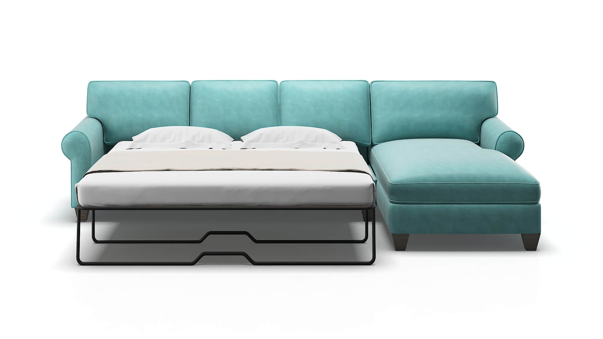 Augusta Portland Mercury Panel Sleeper Espresso legs 1