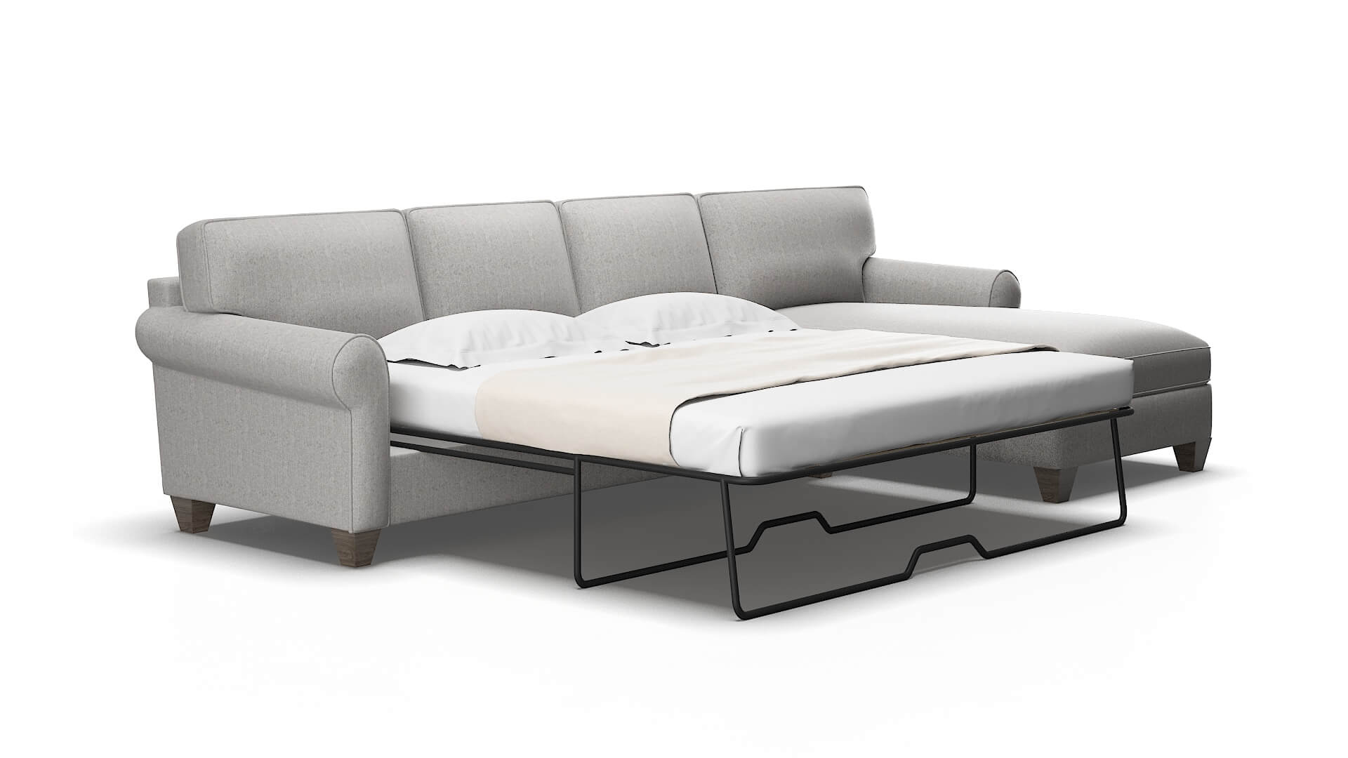 Augusta Prime ash Panel sleeper Espresso Legs  2