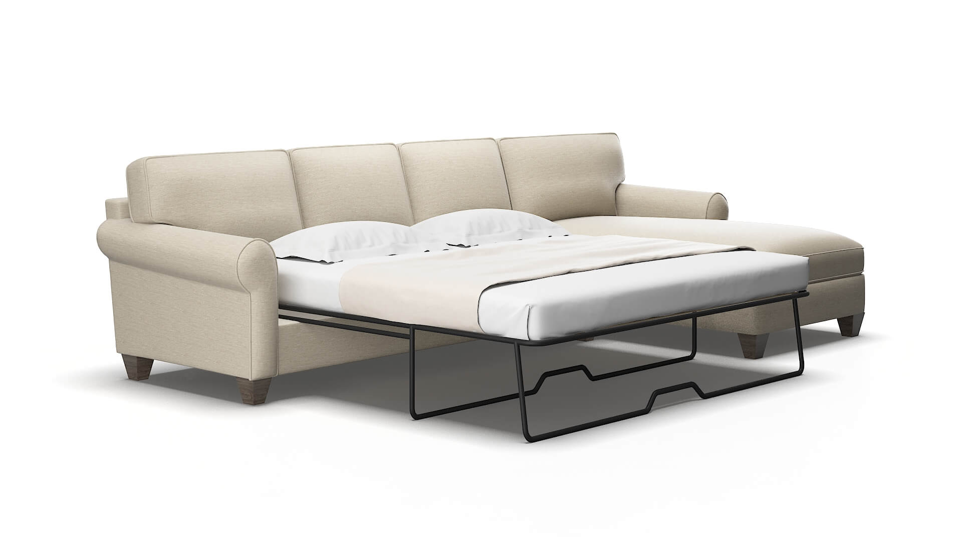 Augusta Prime dusk Panel sleeper Espresso Legs  2