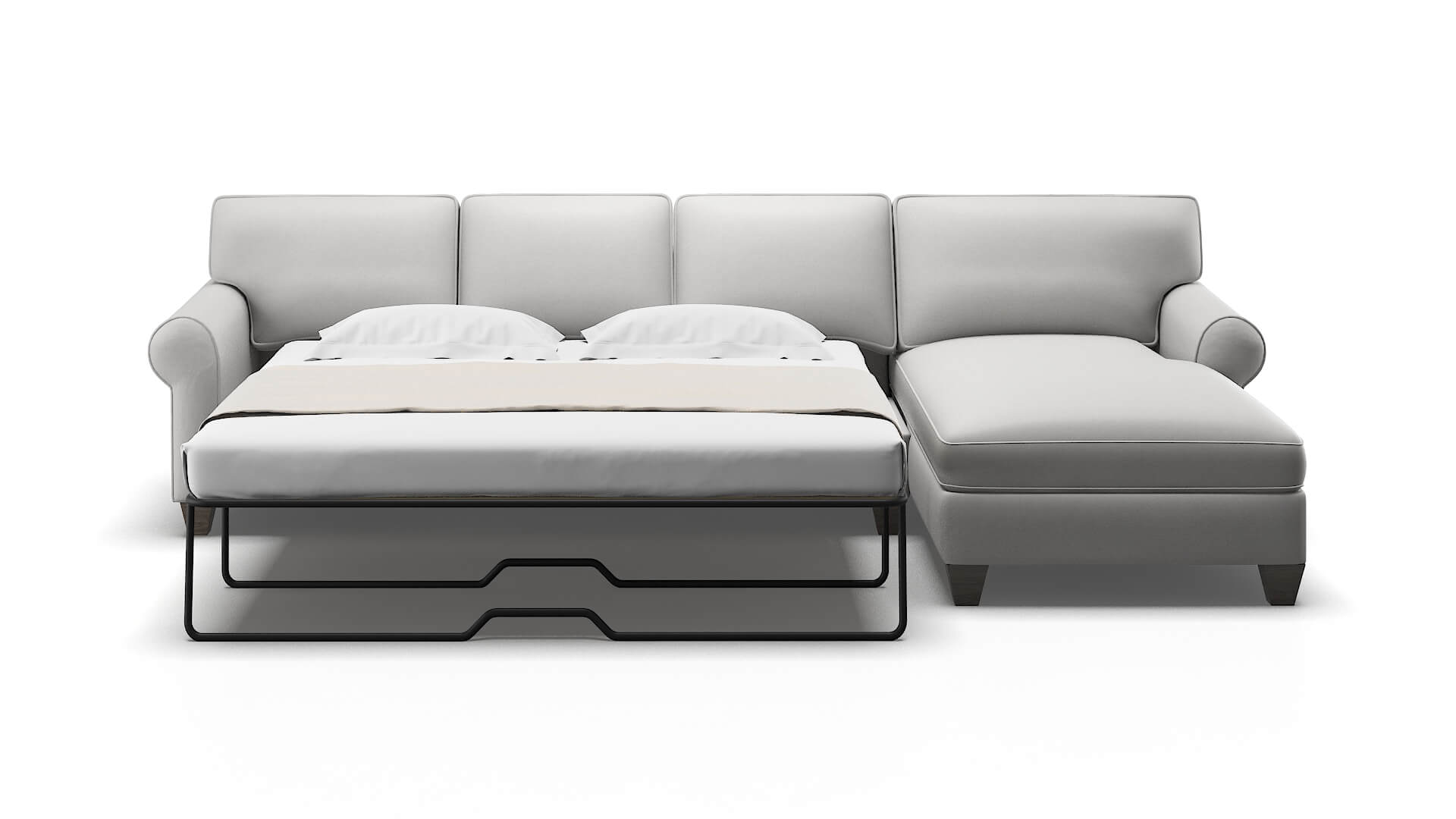 Augusta Prisma Steam Panel Sleeper Espresso legs 1