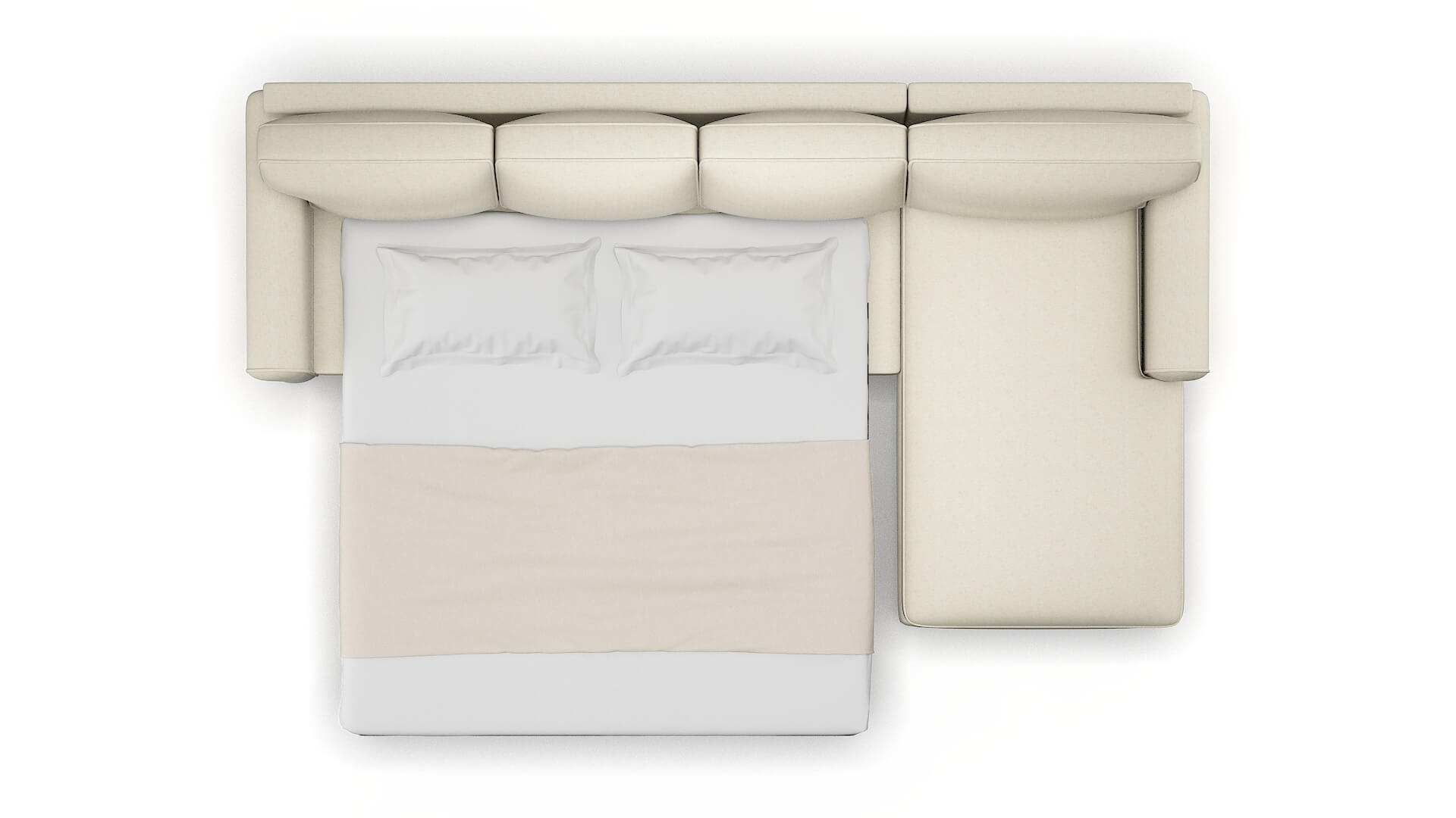 Augusta Redondo Oyster Panel Sleeper Espresso legs 3