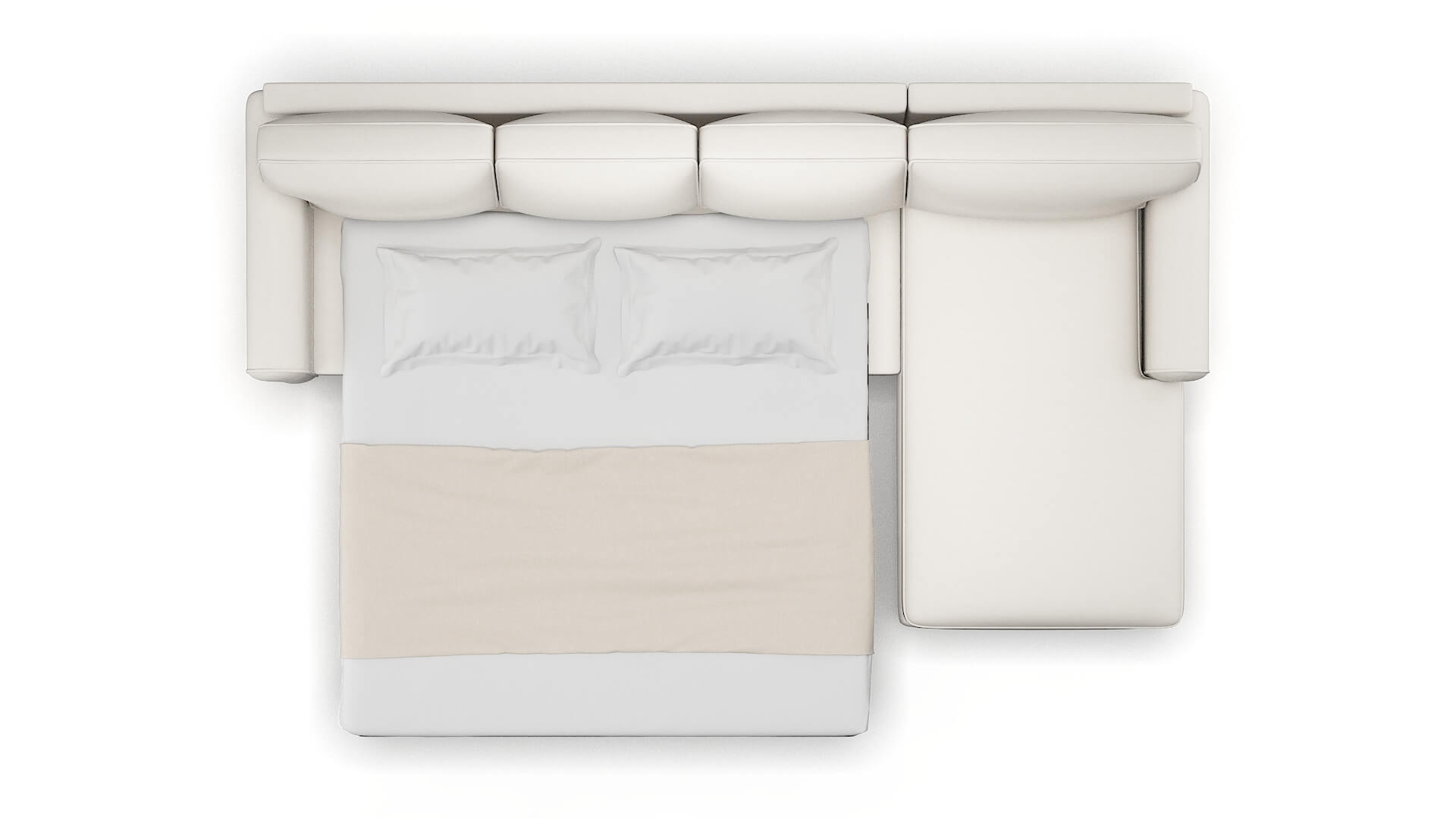 Augusta Redondo Pearl Panel Sleeper Espresso legs 3