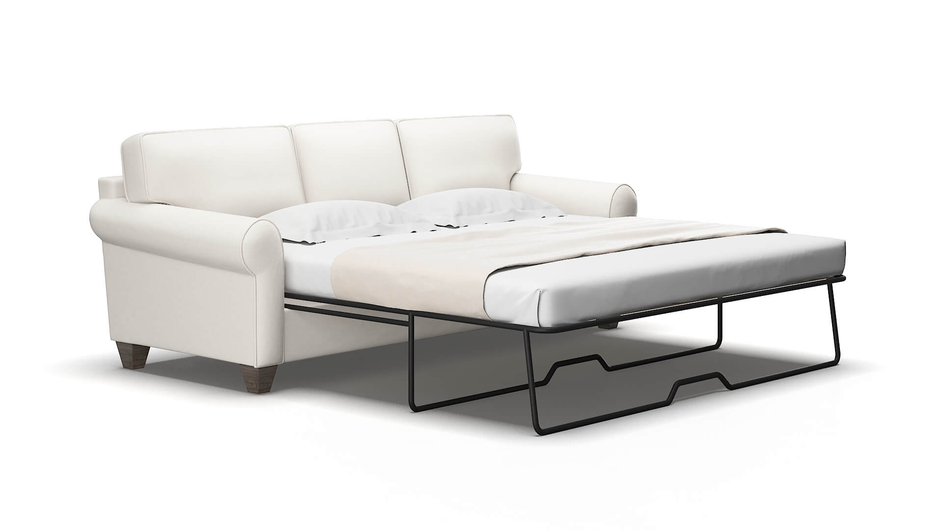 Augusta Redondo pearl Sofa sleeper Espresso Legs  2