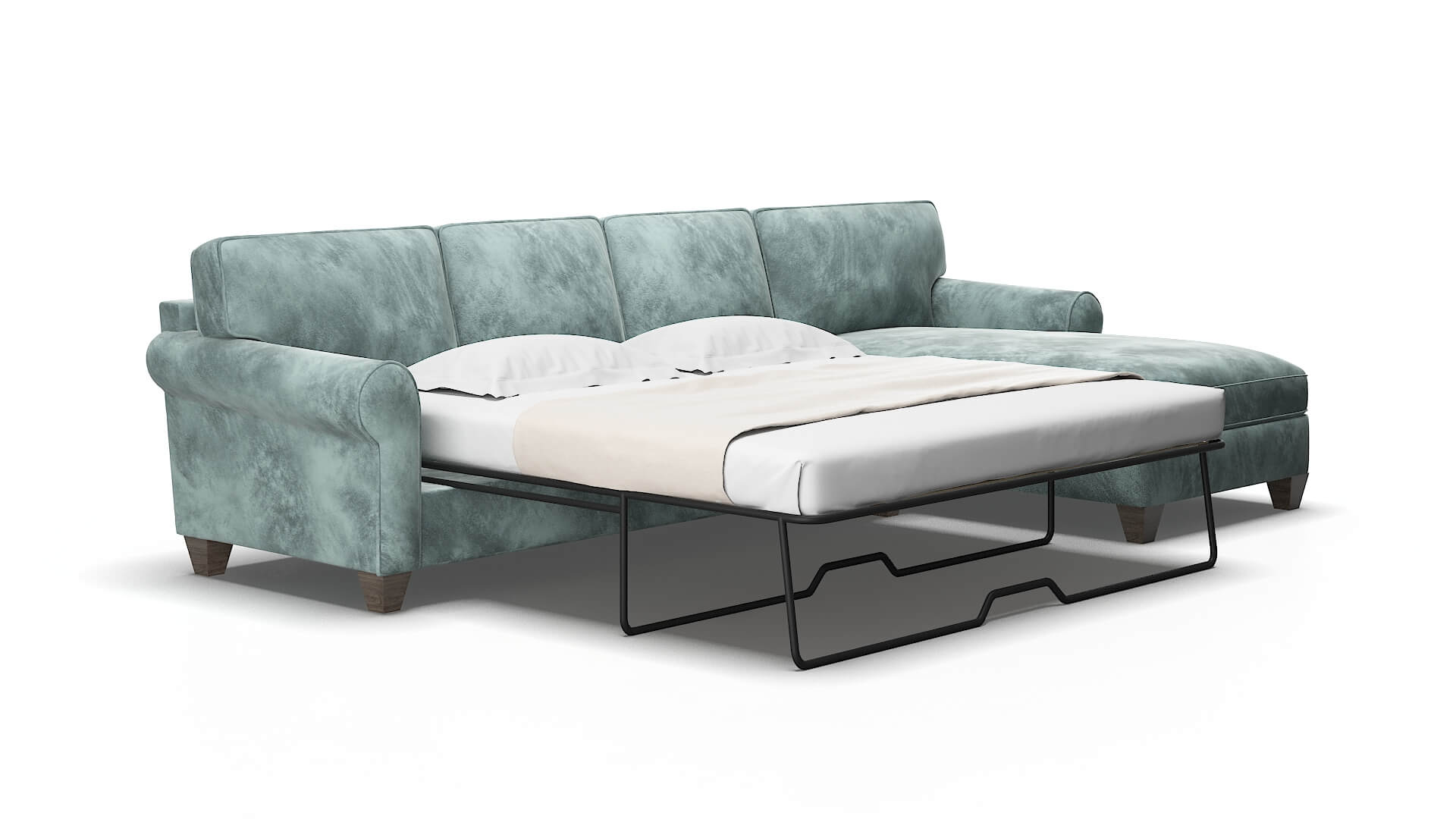 Augusta Royale Cloud Panel Sleeper Espresso legs 2