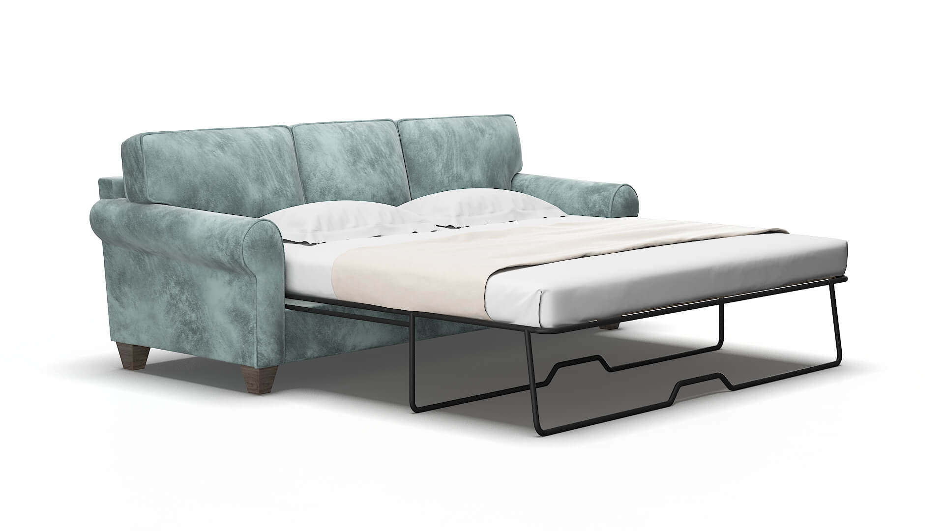 Augusta Royale cloud Sofa sleeper Espresso Legs  2