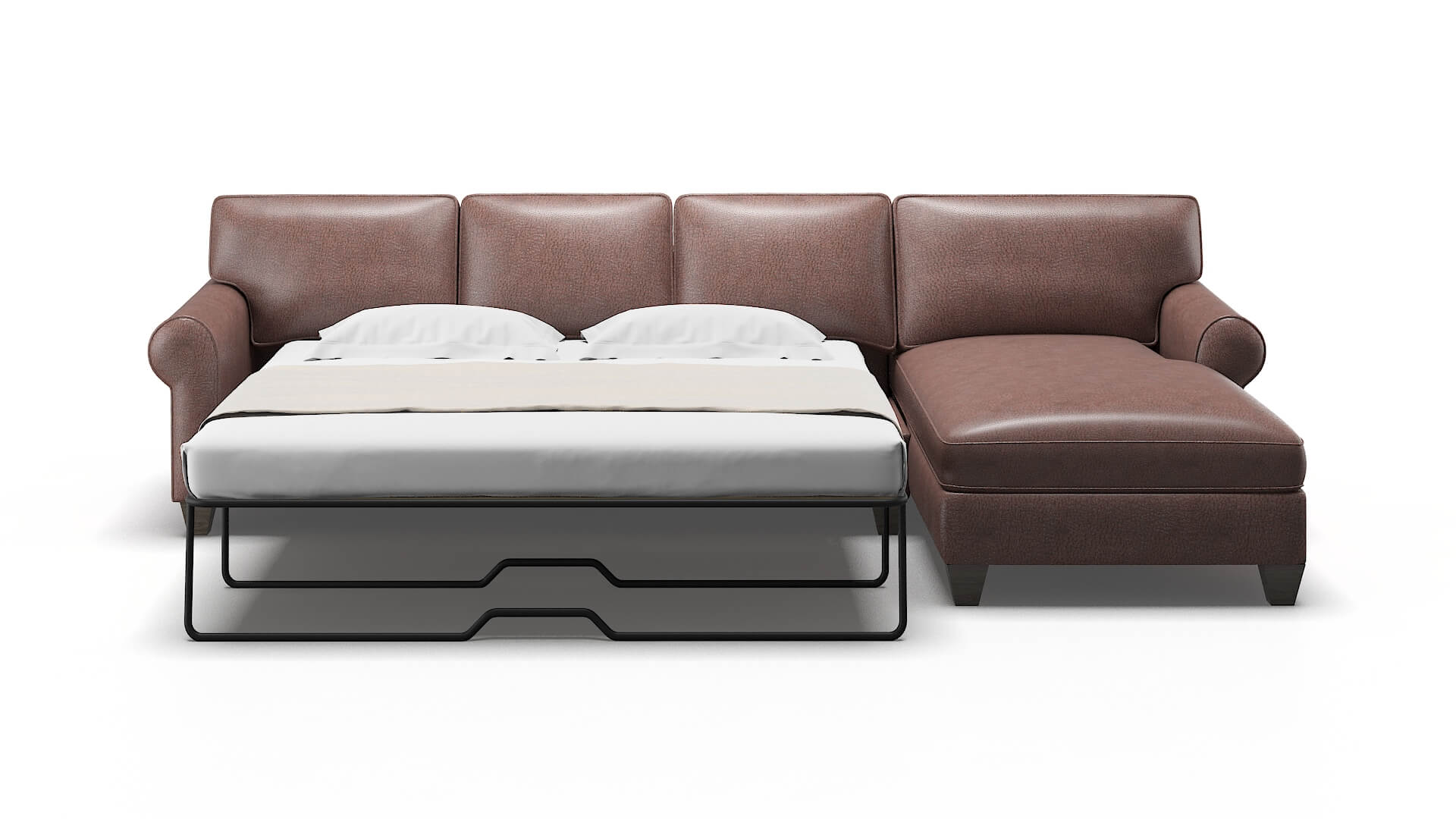 Augusta Royale Mocha Panel Sleeper - DreamSofa