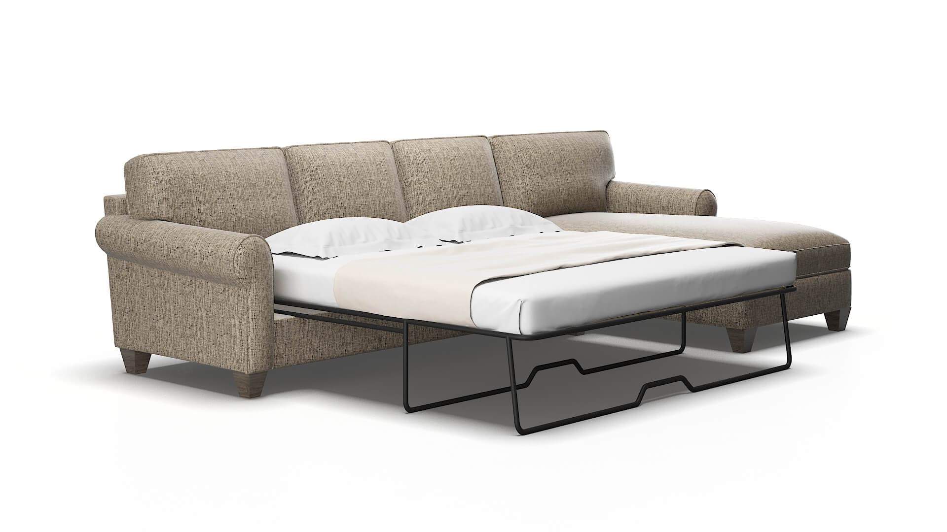Augusta Solifestyle 51 Panel sleeper Espresso Legs  2