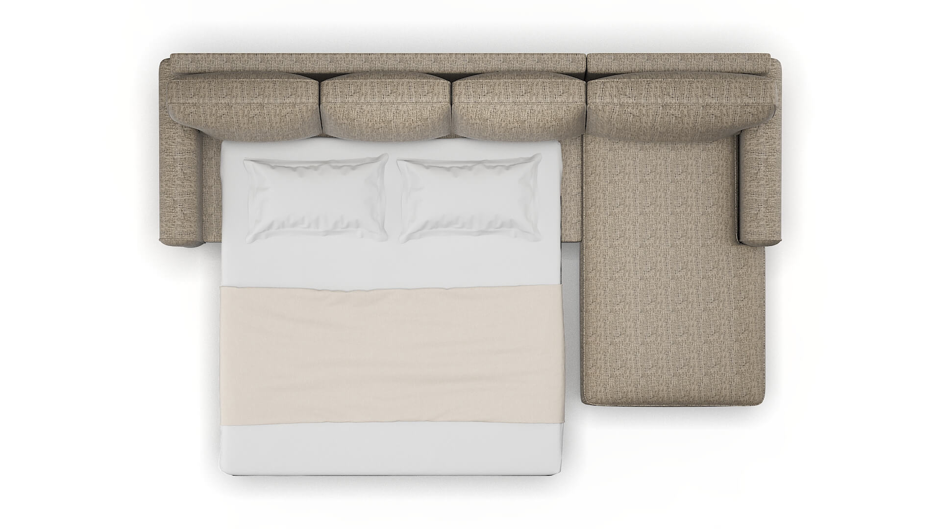 Augusta Solifestyle 51 Panel Sleeper Espresso legs 3