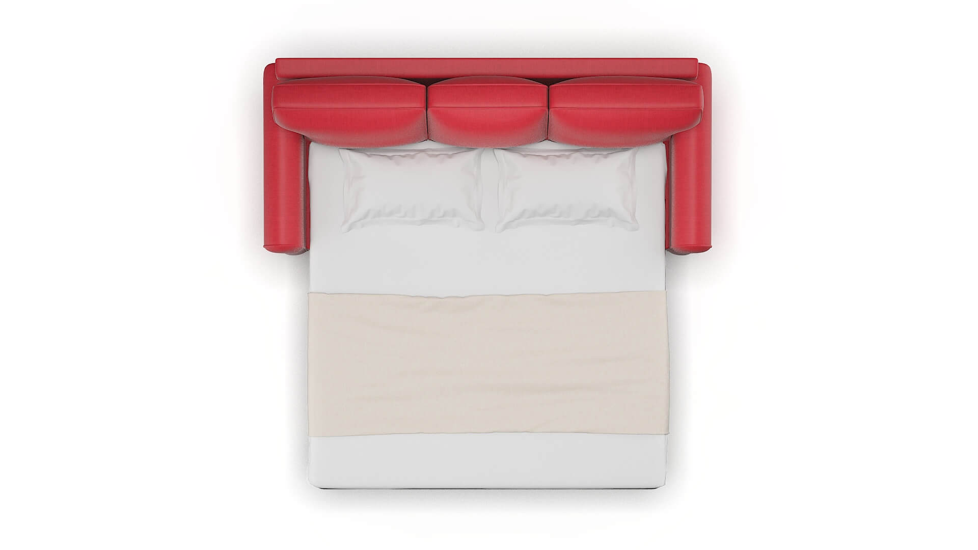 Augusta Sorrento Berry Sofa Sleeper Espresso legs 3