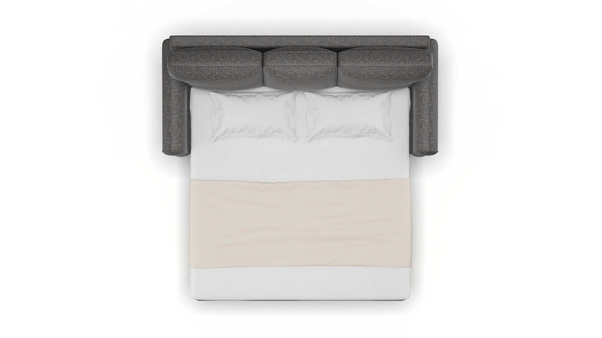 Augusta Sosoftness 51 Sofa Sleeper Espresso legs 3