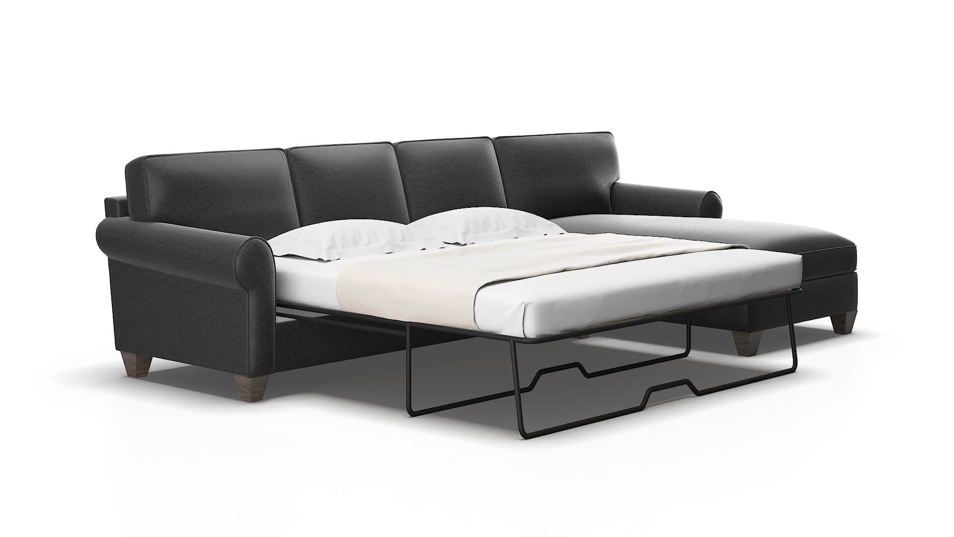 Augusta Sosoftness 54 Panel Sleeper Espresso legs 2