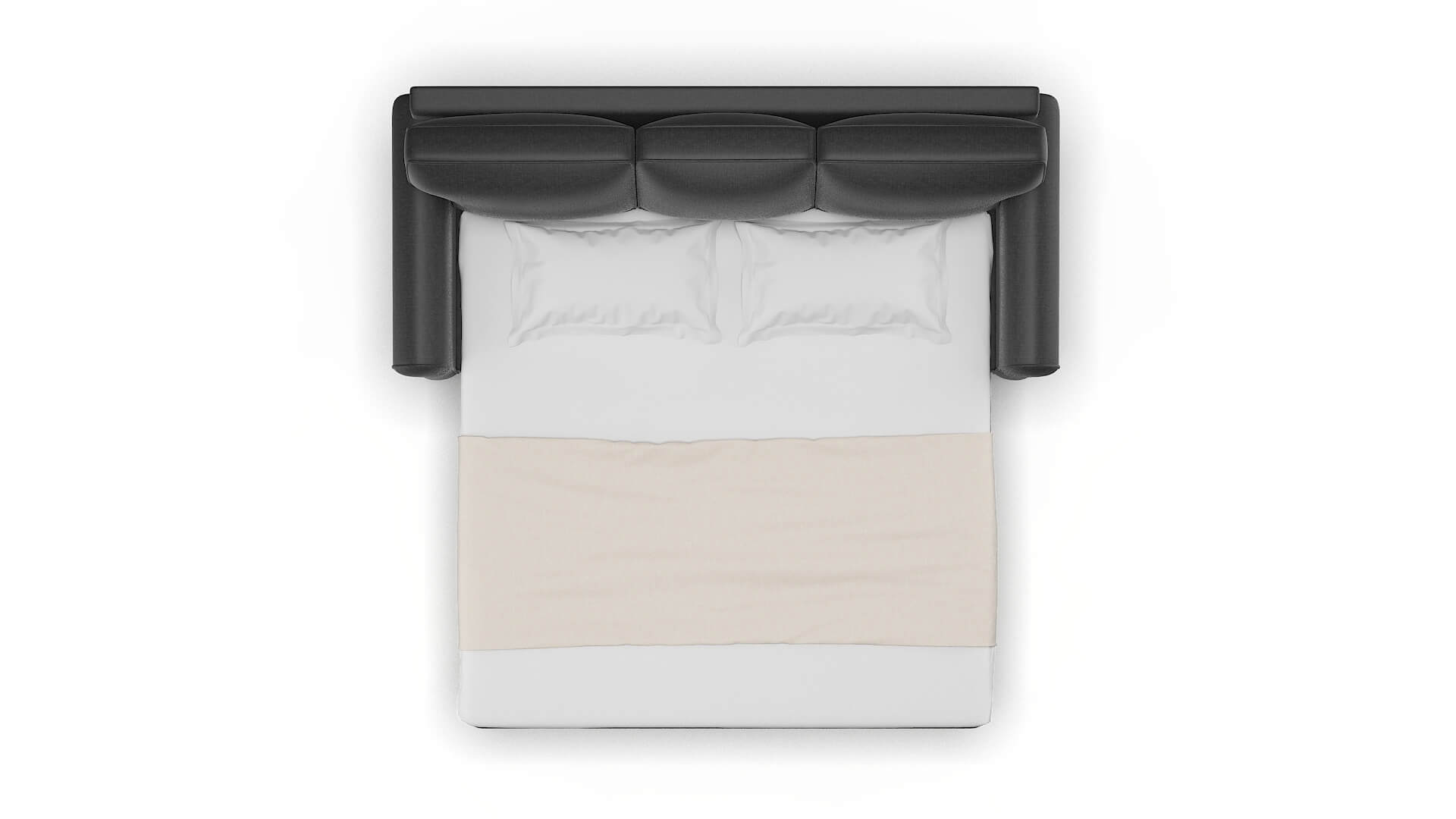 Augusta Sosoftness 54 Sofa Sleeper Espresso legs 3