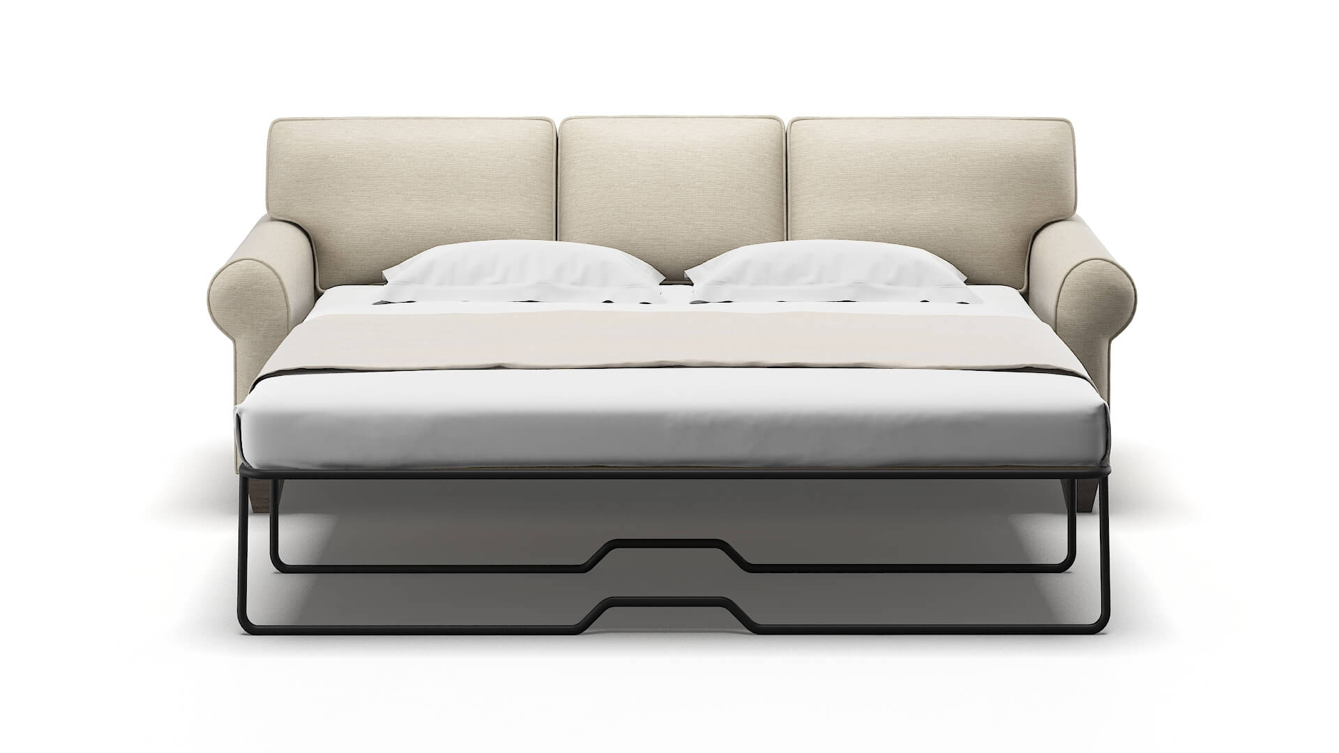 Augusta Sosoftness 72 Sofa Sleeper Espresso legs 1