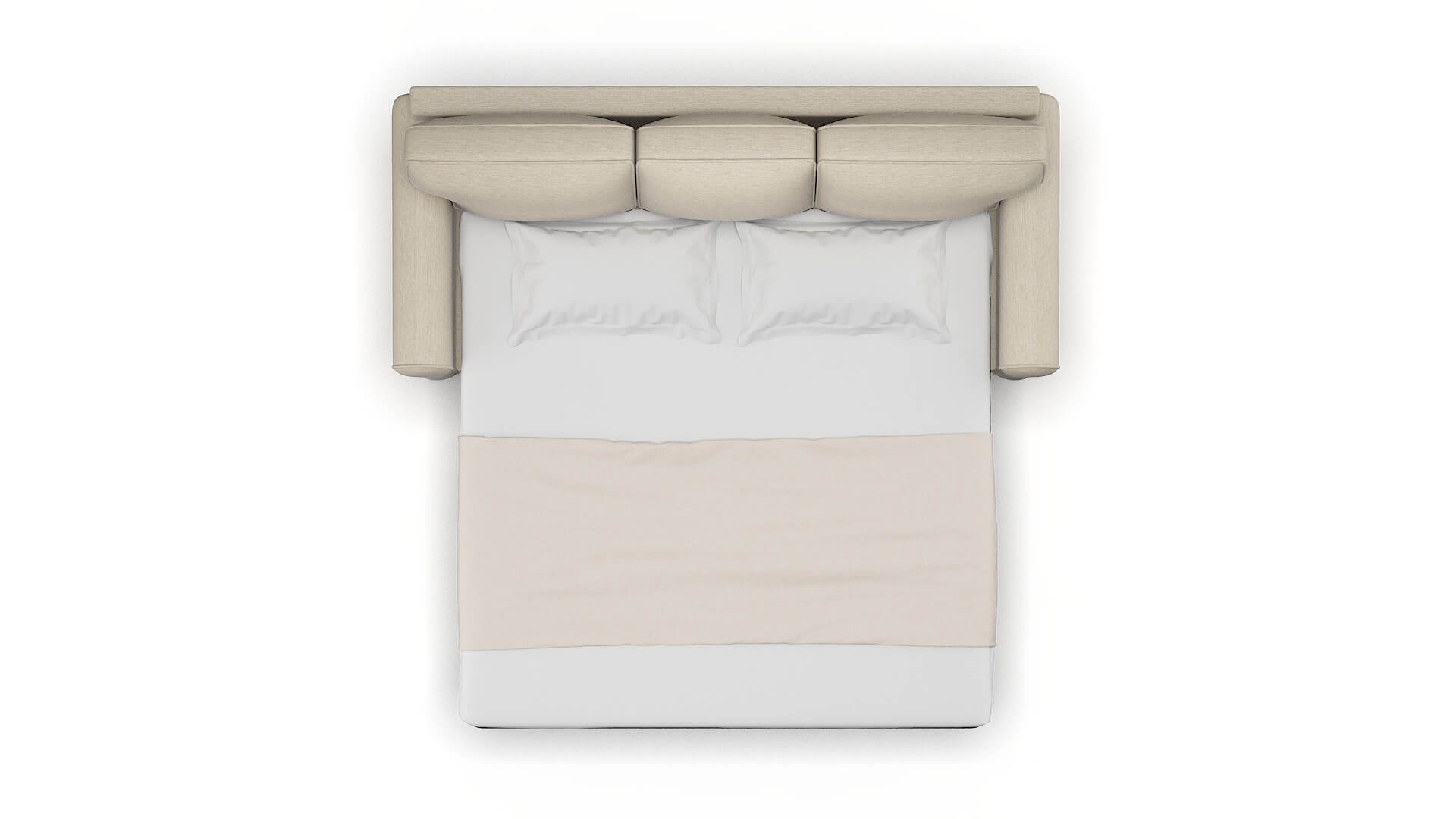 Augusta Sosoftness 72 Sofa Sleeper Espresso legs 3