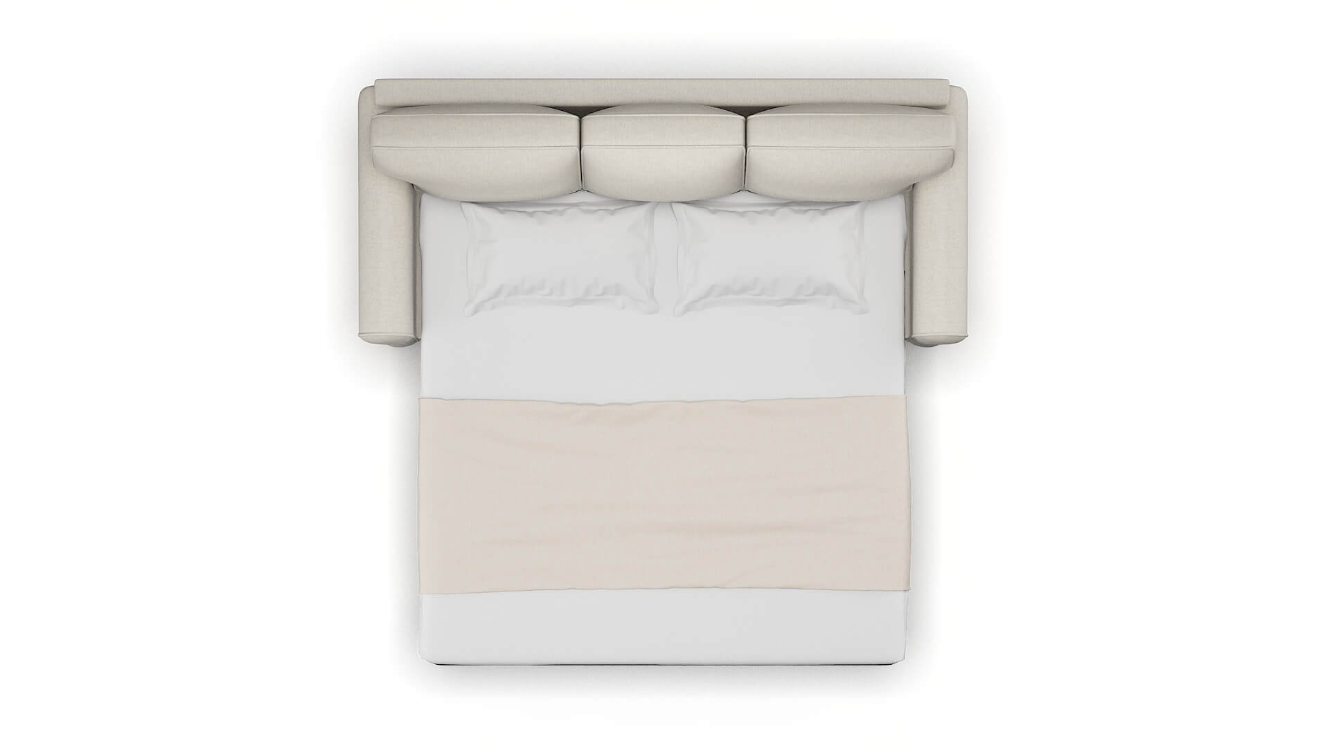 Augusta Terrain Natural Sofa Sleeper Espresso legs 3