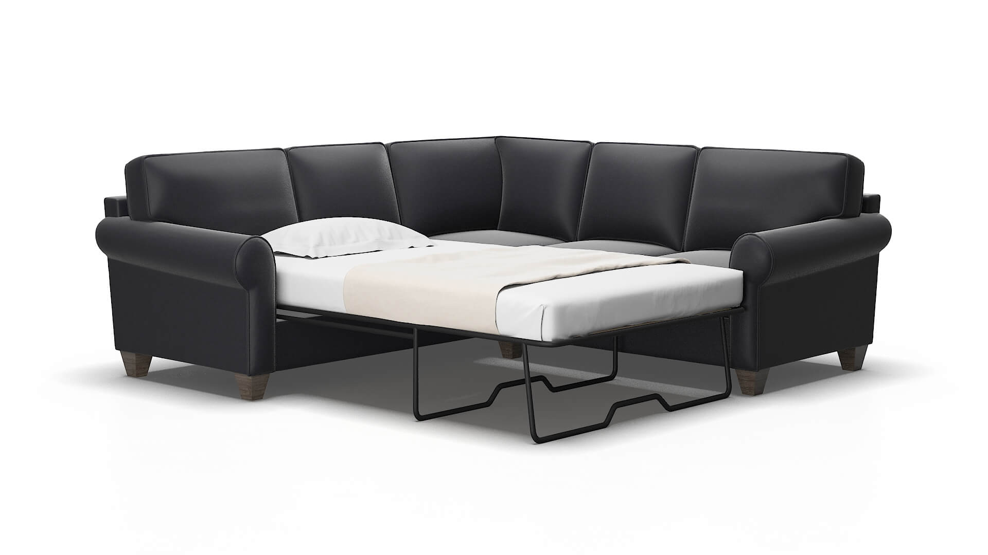 Augusta Urban_d eclipse Sectional sleeper Espresso Legs  2