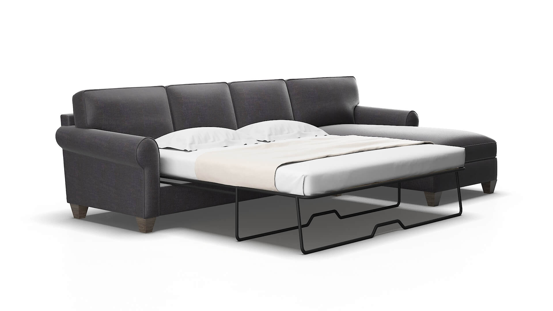 Augusta Venus onyx Panel sleeper Espresso Legs  2