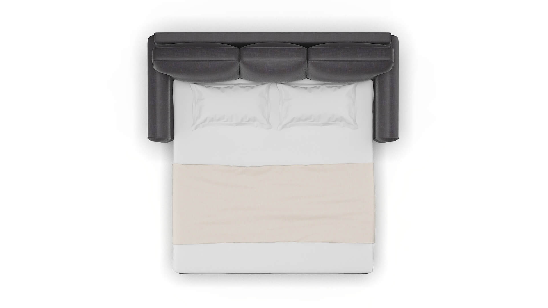 Augusta Venus Onyx Sofa Sleeper Espresso legs 3