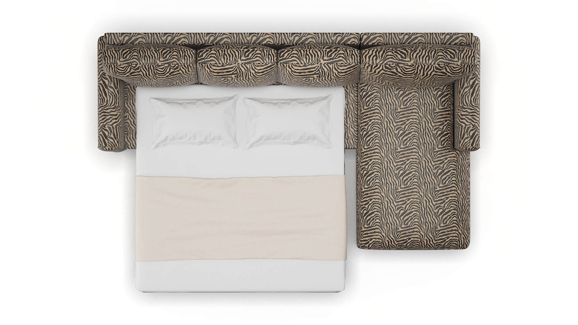 Augusta Zambia Coffee Panel Sleeper Espresso legs 3