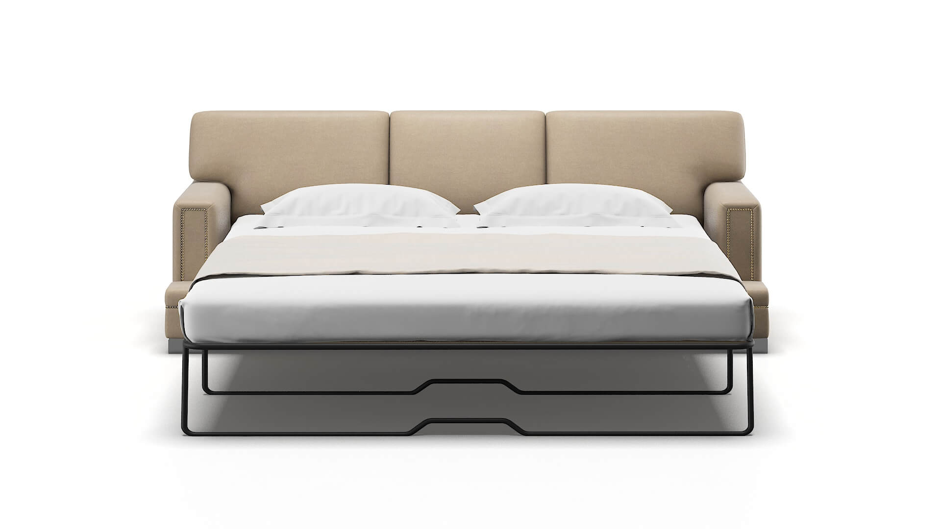 Barcelona Avenger Driftwood Sofa Sleeper Espresso legs 1