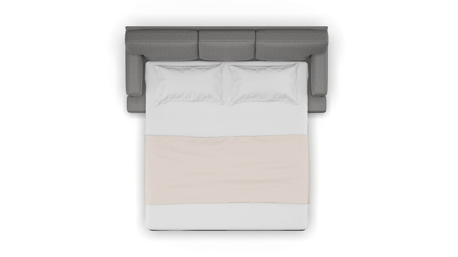 Barcelona Avenger Zinc Sofa Sleeper Espresso legs 3