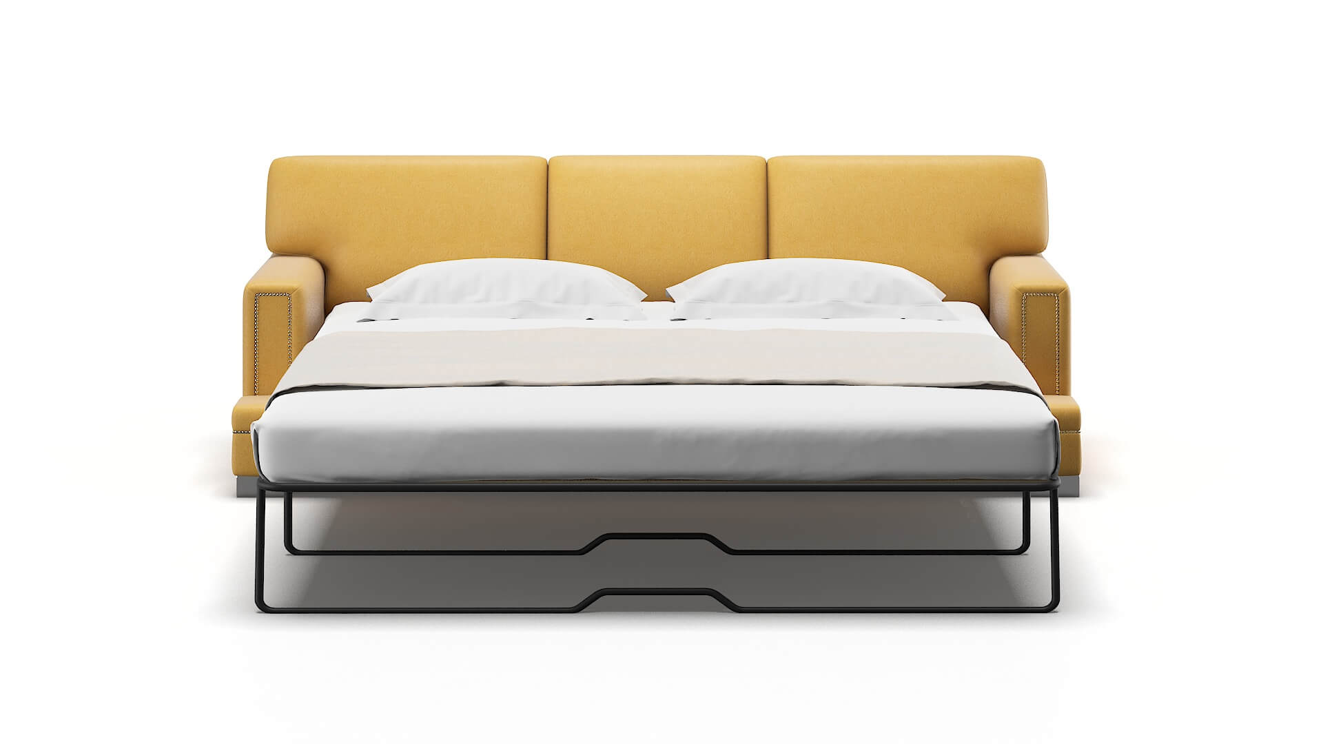 Barcelona Bella Amber Sofa Sleeper Espresso legs 1