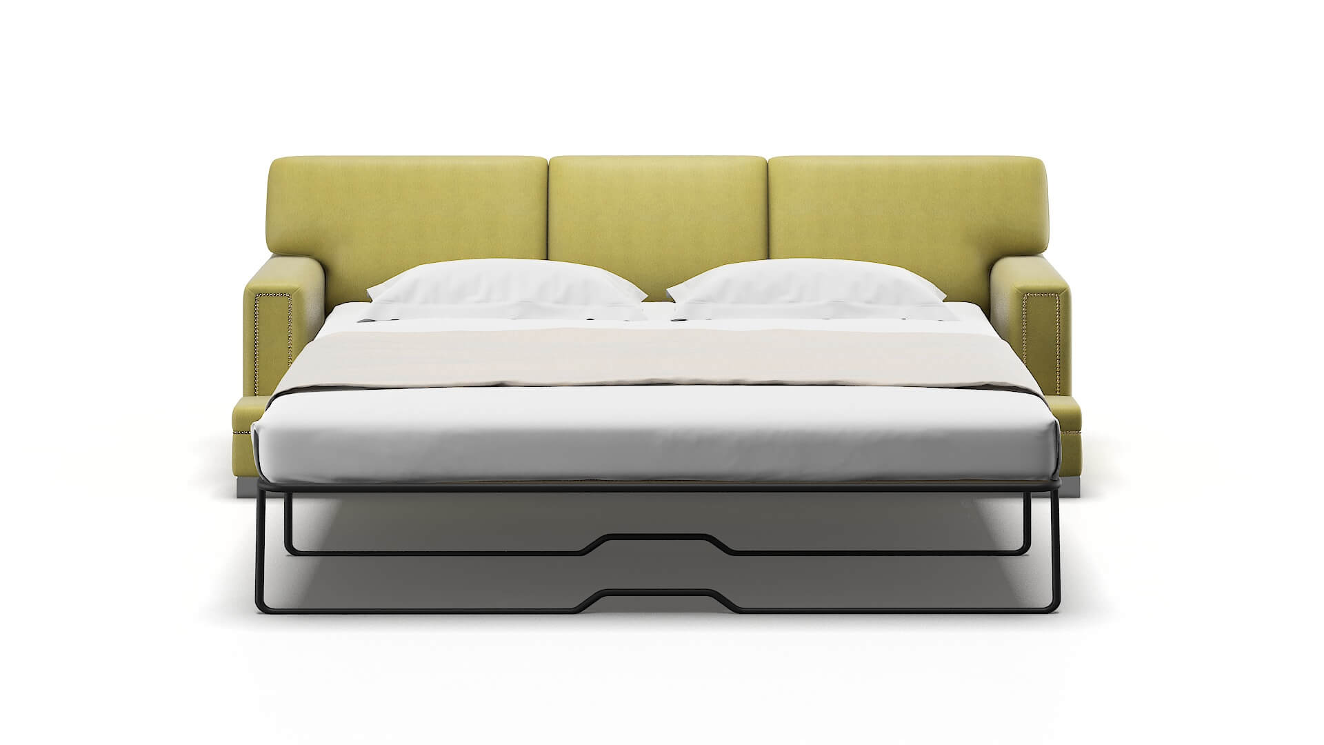 Barcelona Bella Apple Sofa Sleeper Espresso legs 1