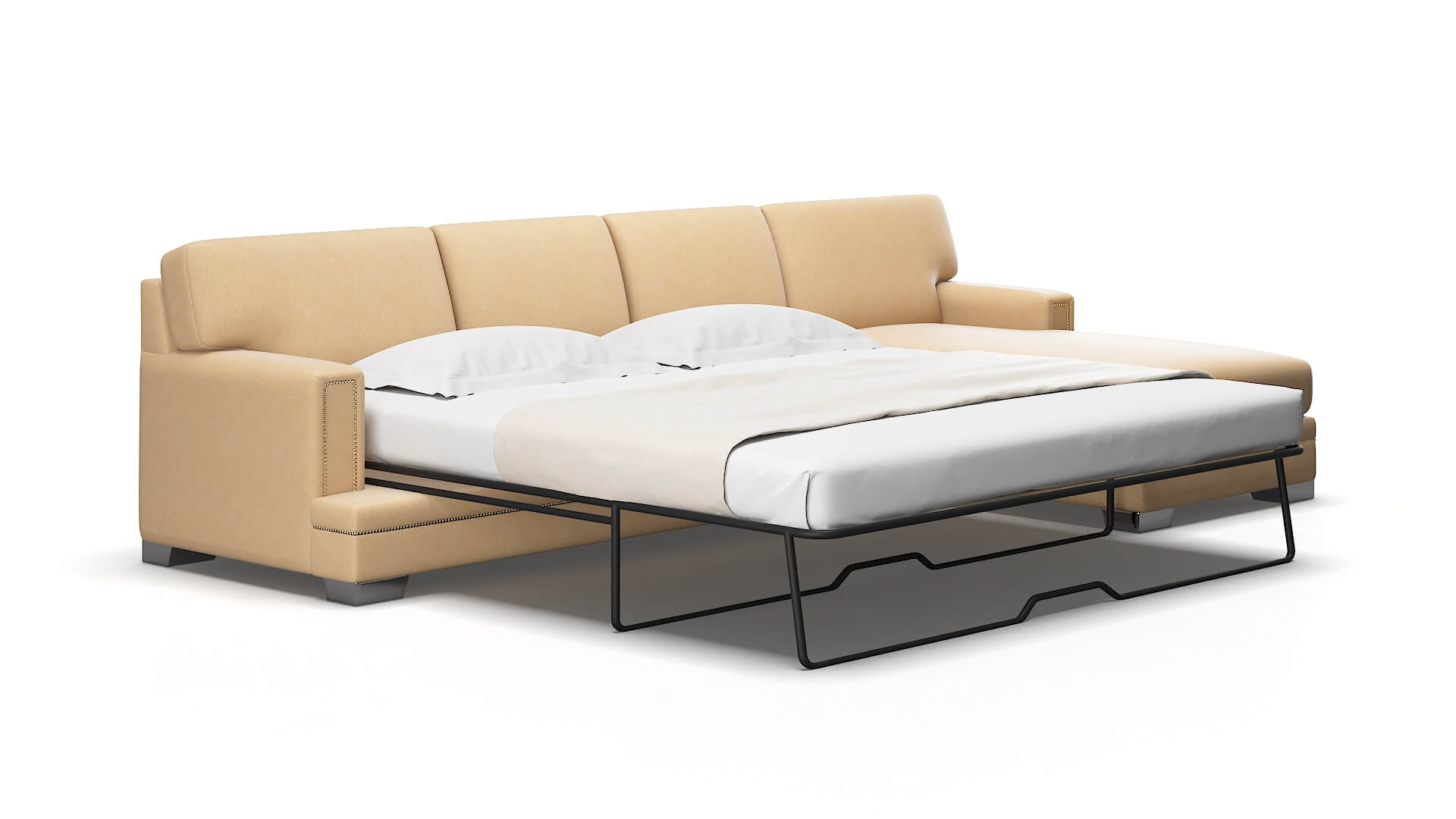 Barcelona Bella Coffee Panel Sleeper Espresso legs 2