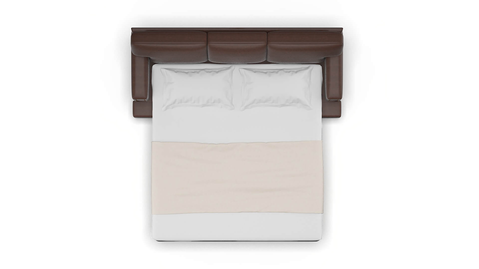 Barcelona Bella Espresso Sofa Sleeper Espresso legs 3