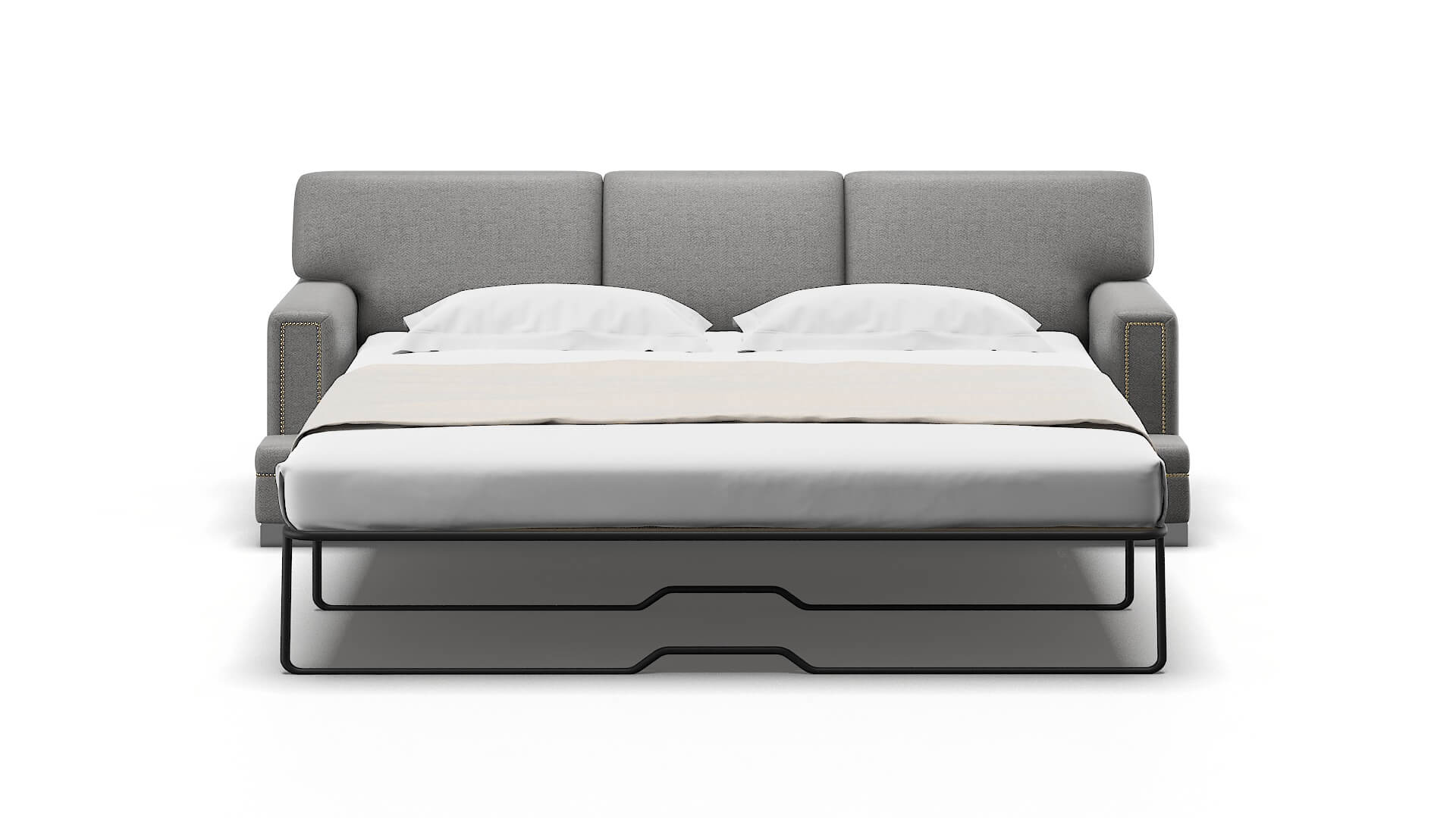 Barcelona Catalina Steel Sofa Sleeper Espresso legs 1