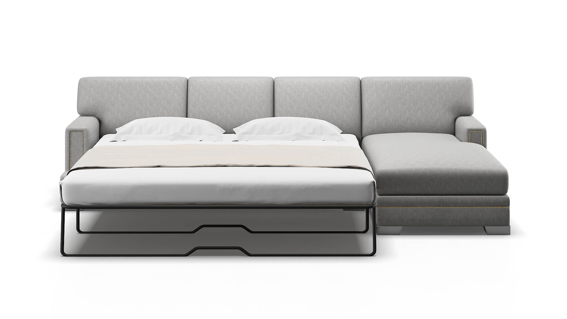 Barcelona Cosmo Steel Panel Sleeper Espresso legs 1