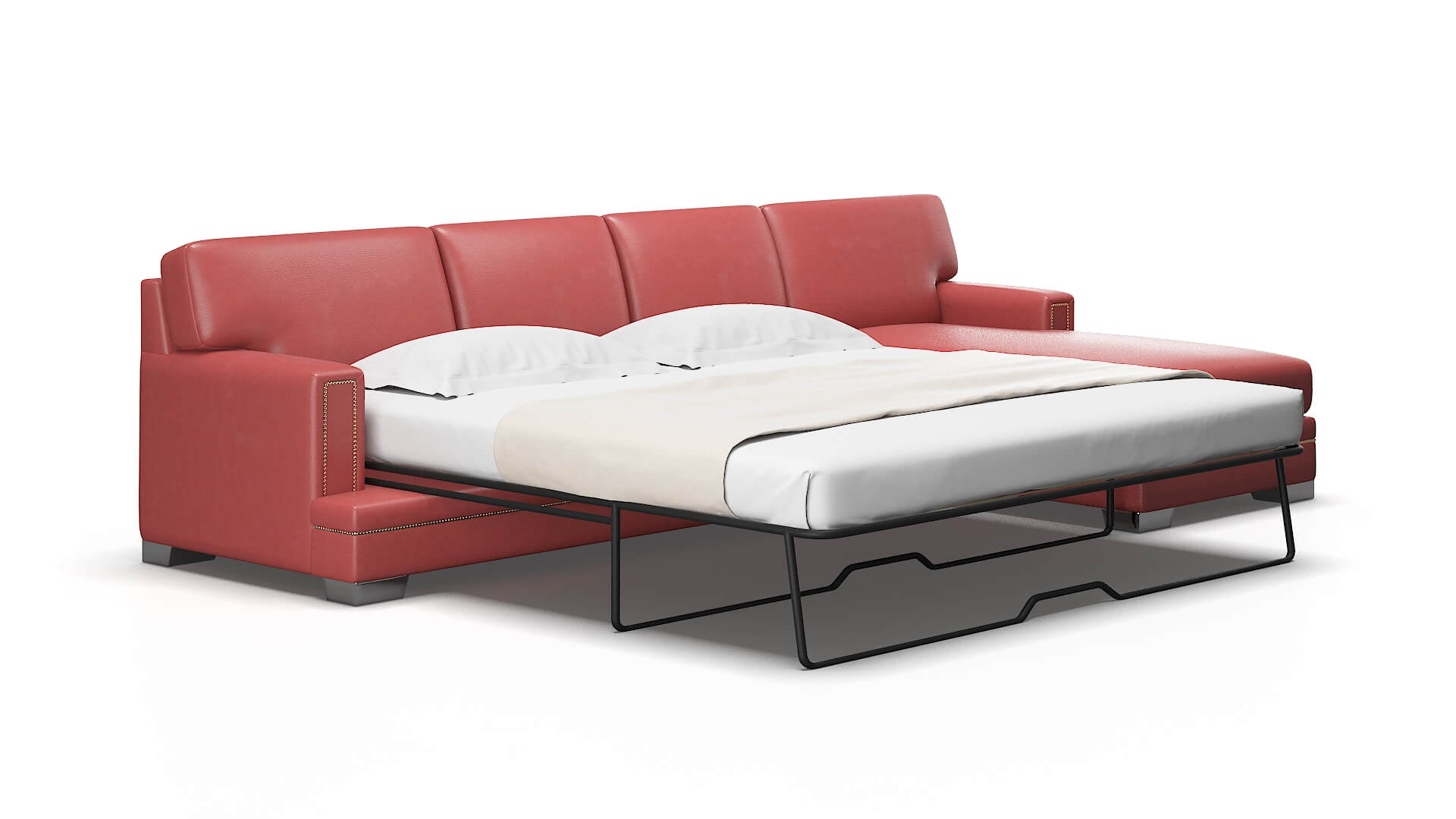 Barcelona Dillion Cordovan Panel Sleeper Espresso legs 2