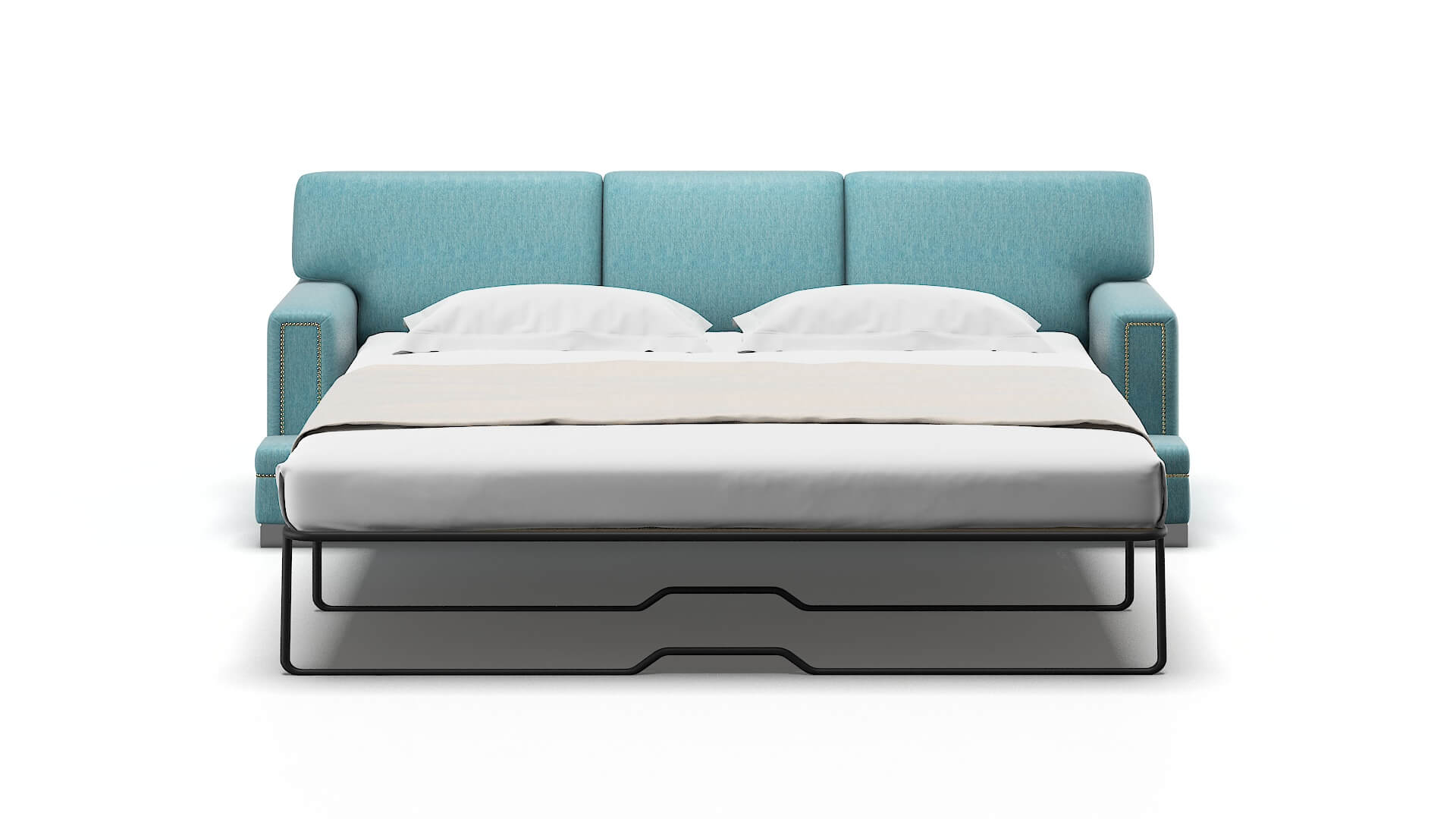 Barcelona Dream_d Peacock Sofa Sleeper Espresso legs 1