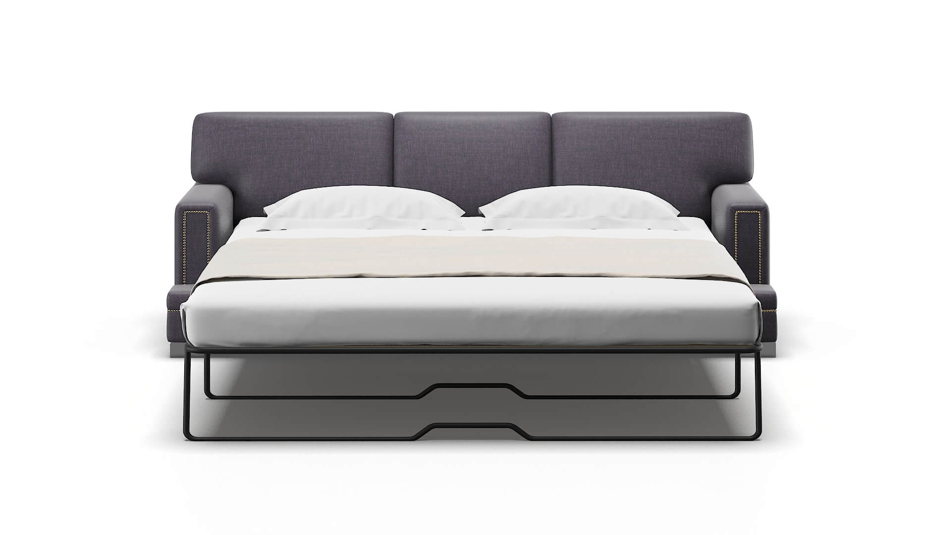 Barcelona Durham Ink Sofa Sleeper Espresso legs 1