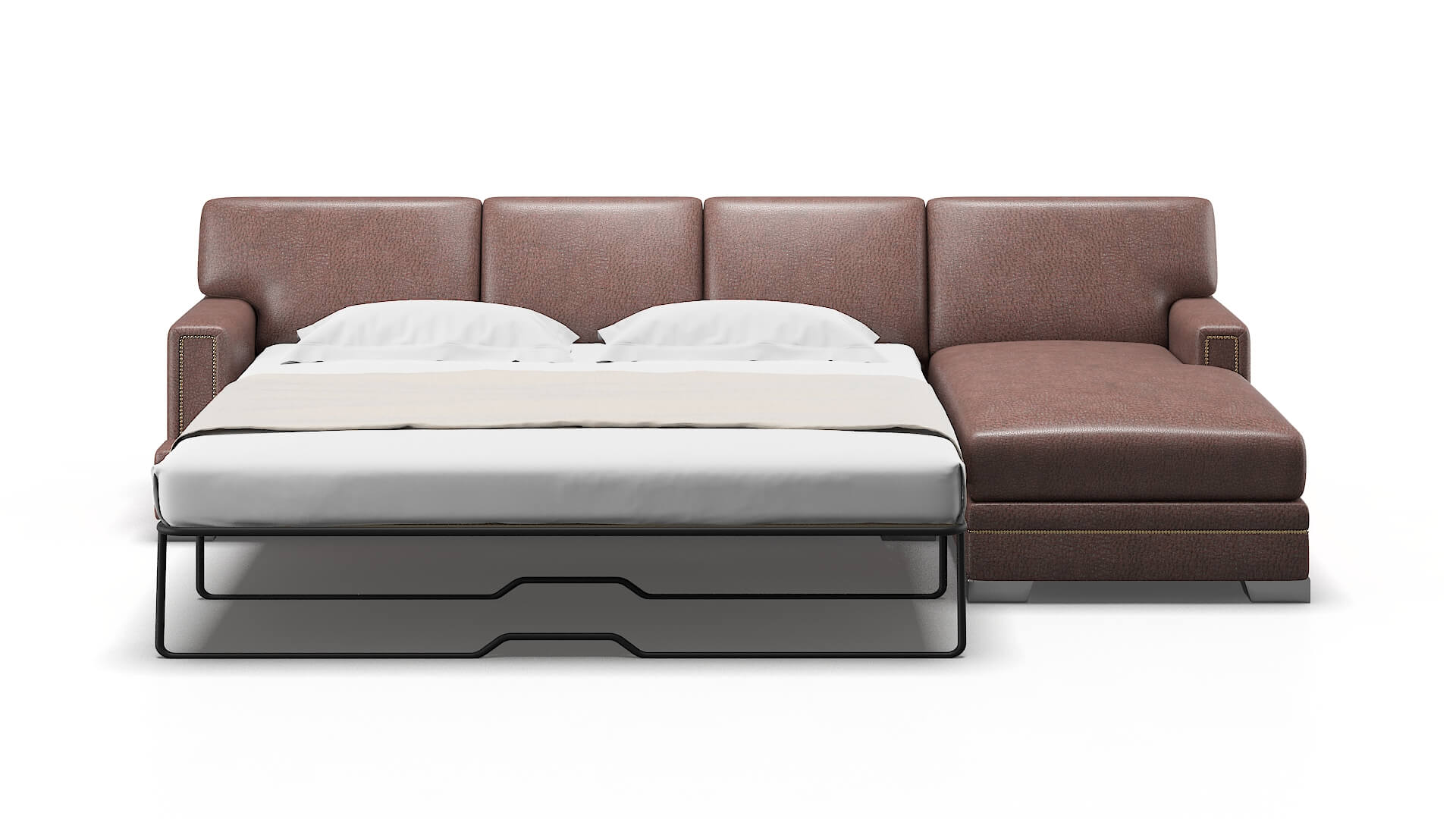 Barcelona Ford Brown Panel Sleeper Espresso legs 1