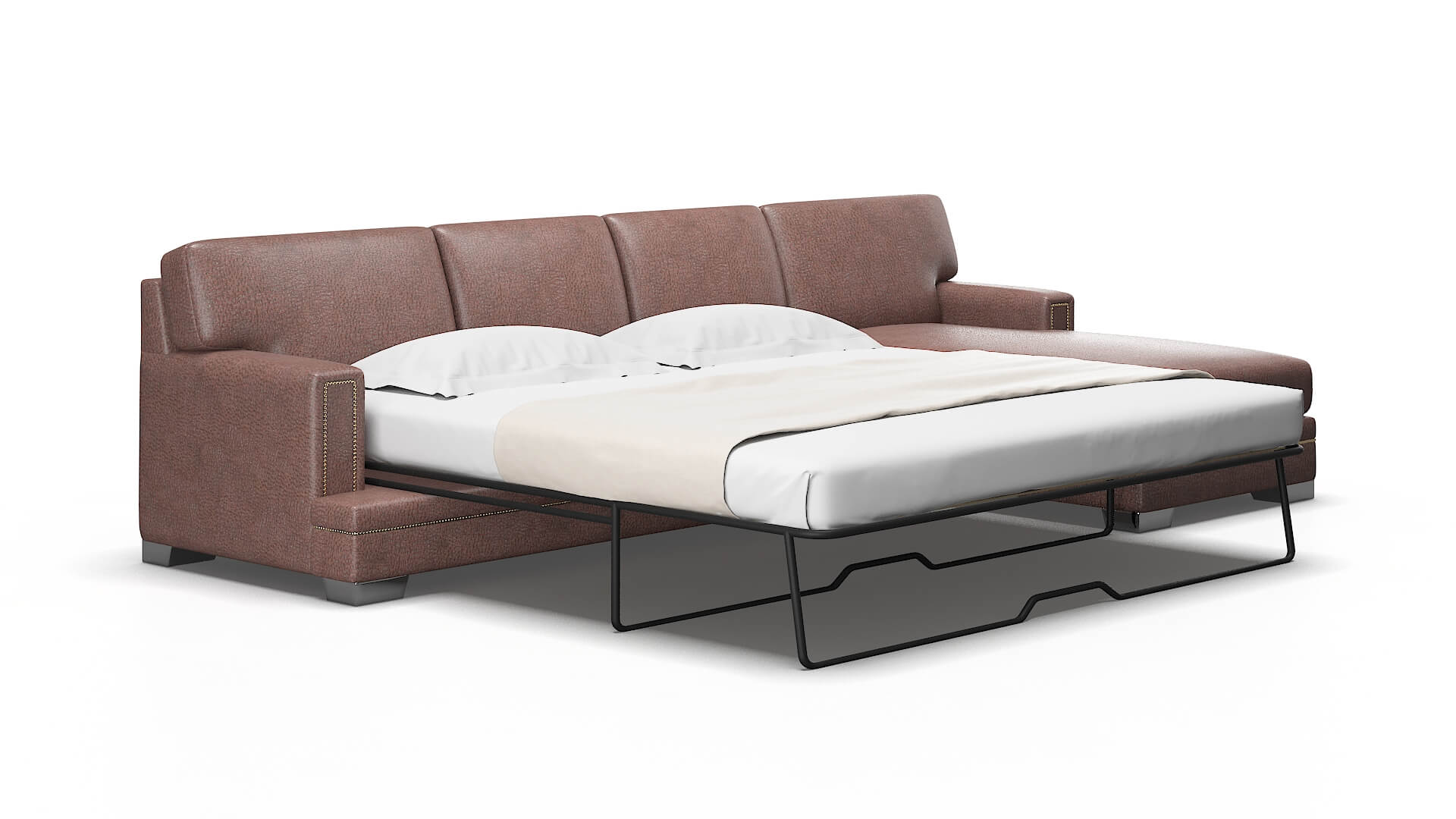 Barcelona Ford Brown Panel Sleeper Espresso legs 2