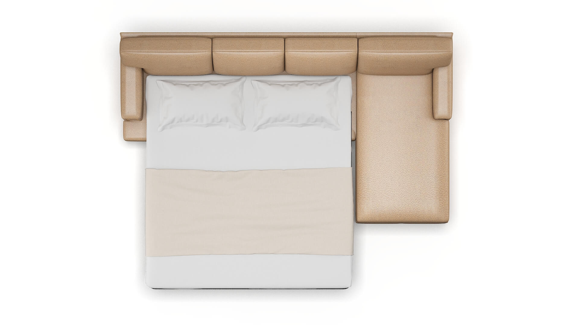 Barcelona Ford Dune Panel Sleeper Espresso legs 3