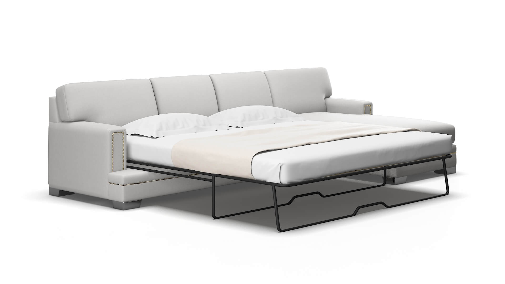 Barcelona Geo Sterling Panel Sleeper Espresso legs 2