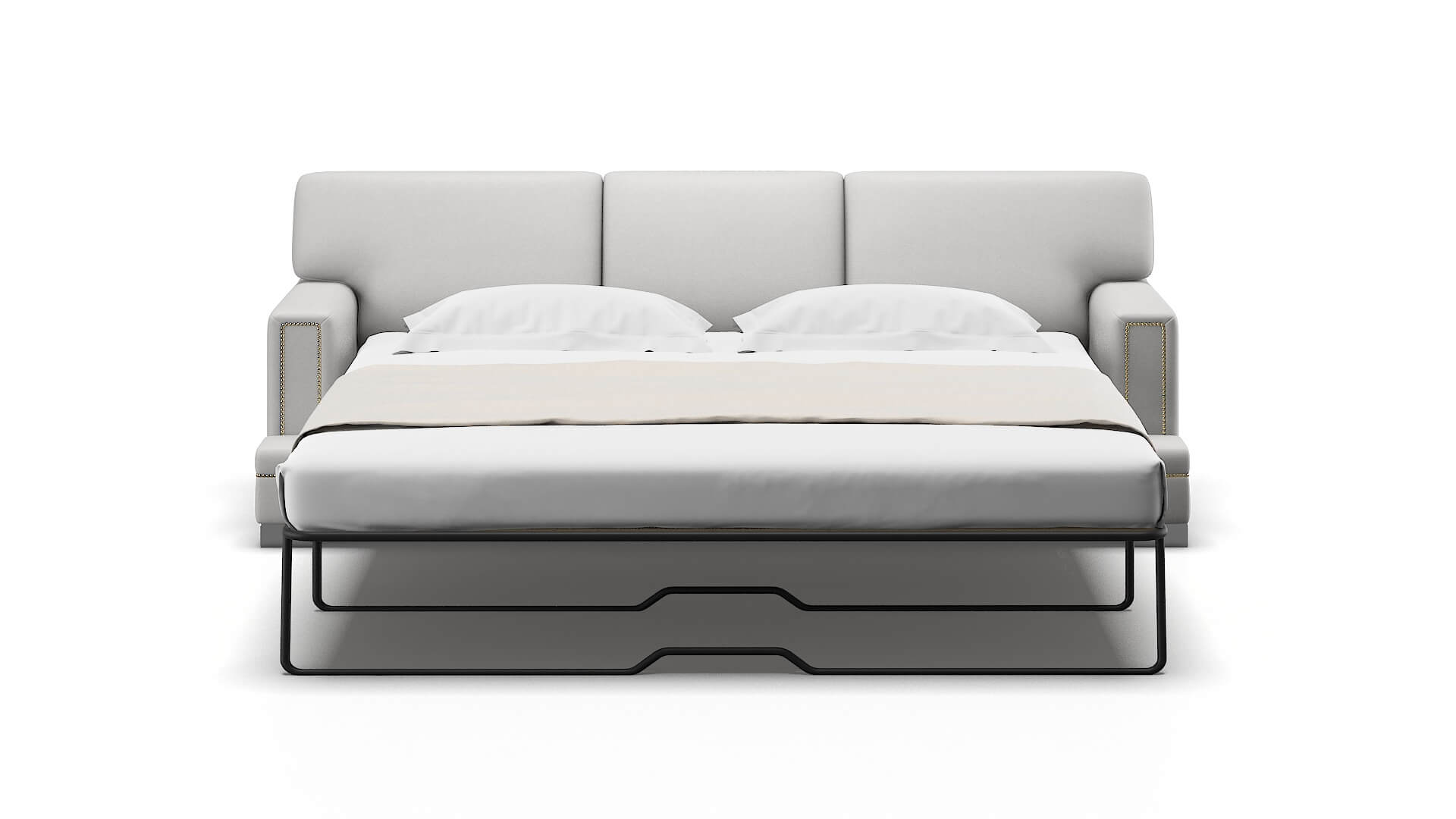 Barcelona Geo Sterling Sofa Sleeper Espresso legs 1