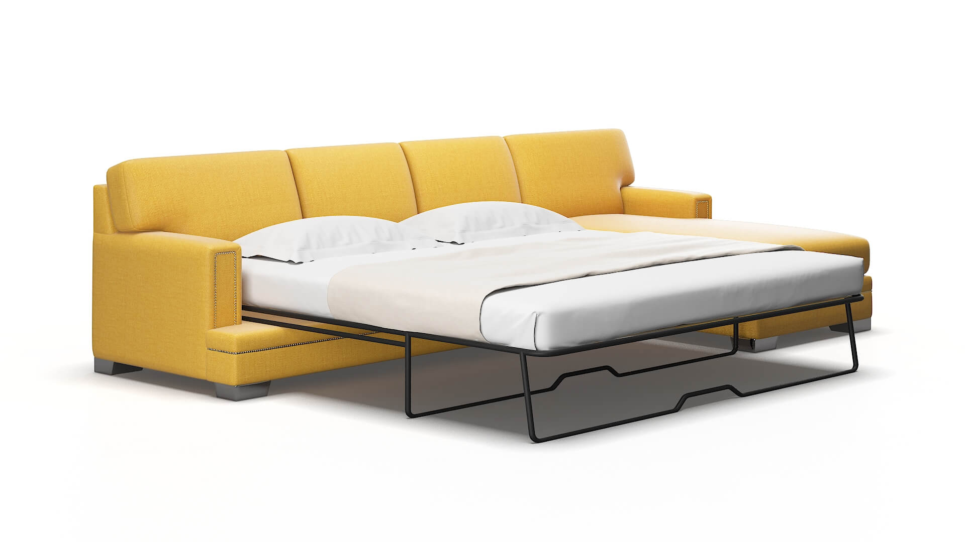 Barcelona Glee Aglow Panel Sleeper Espresso legs 2