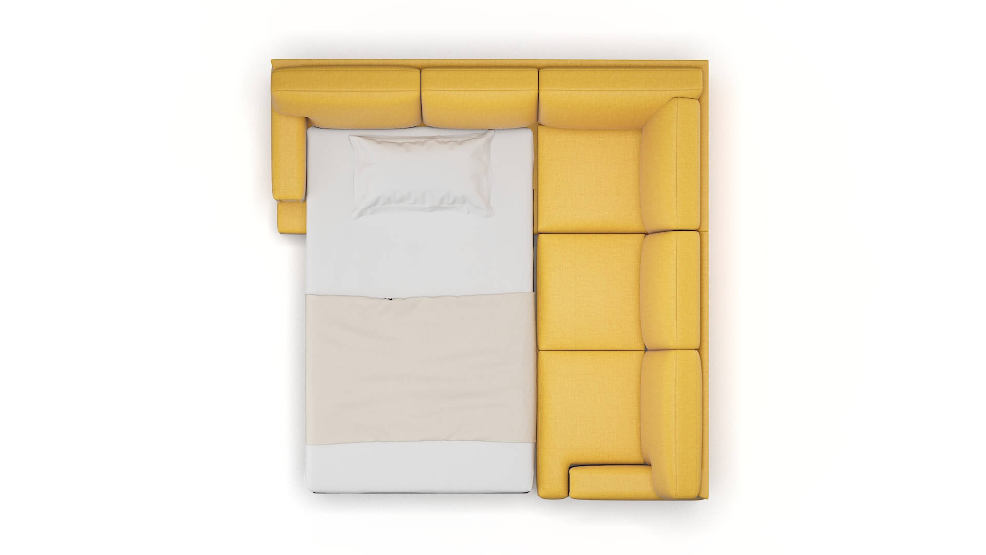 Barcelona Hepburn Chai_tea Sectional Sleeper Espresso legs 3