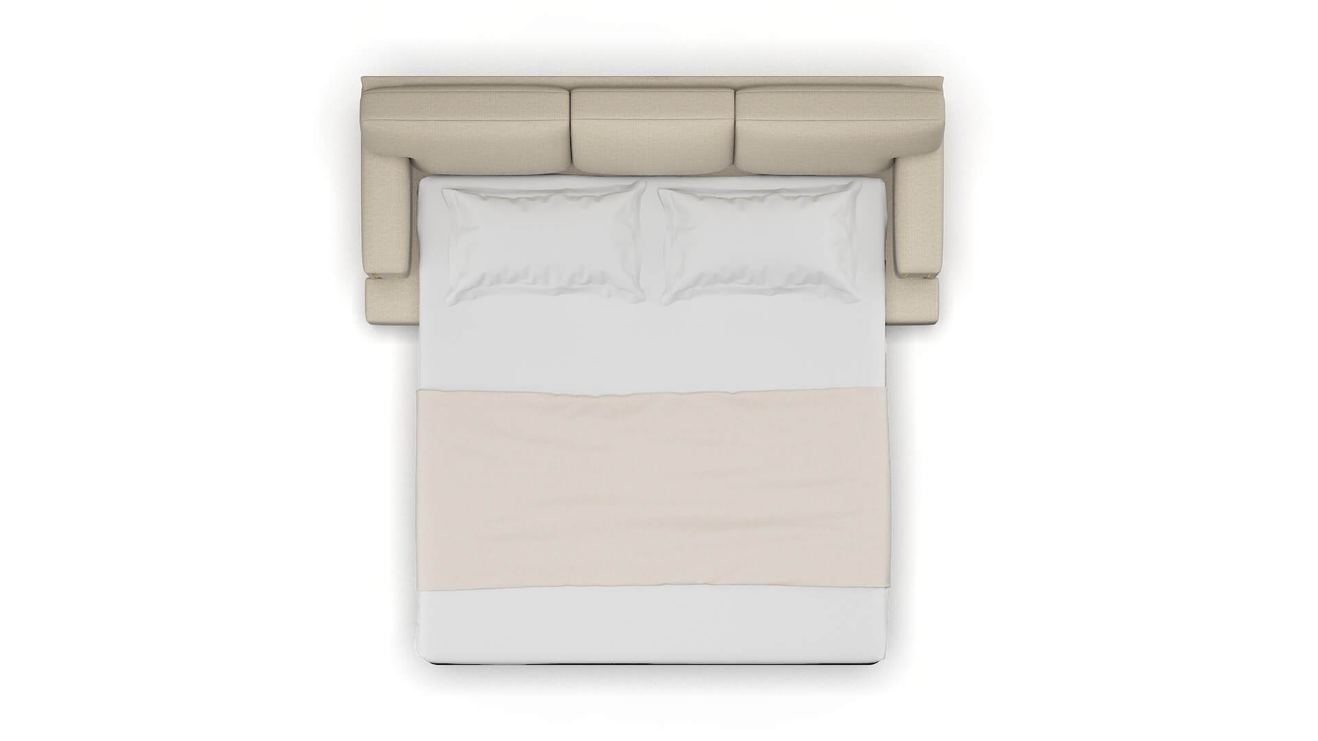 Barcelona Insight Barley Sofa Sleeper Espresso legs 3