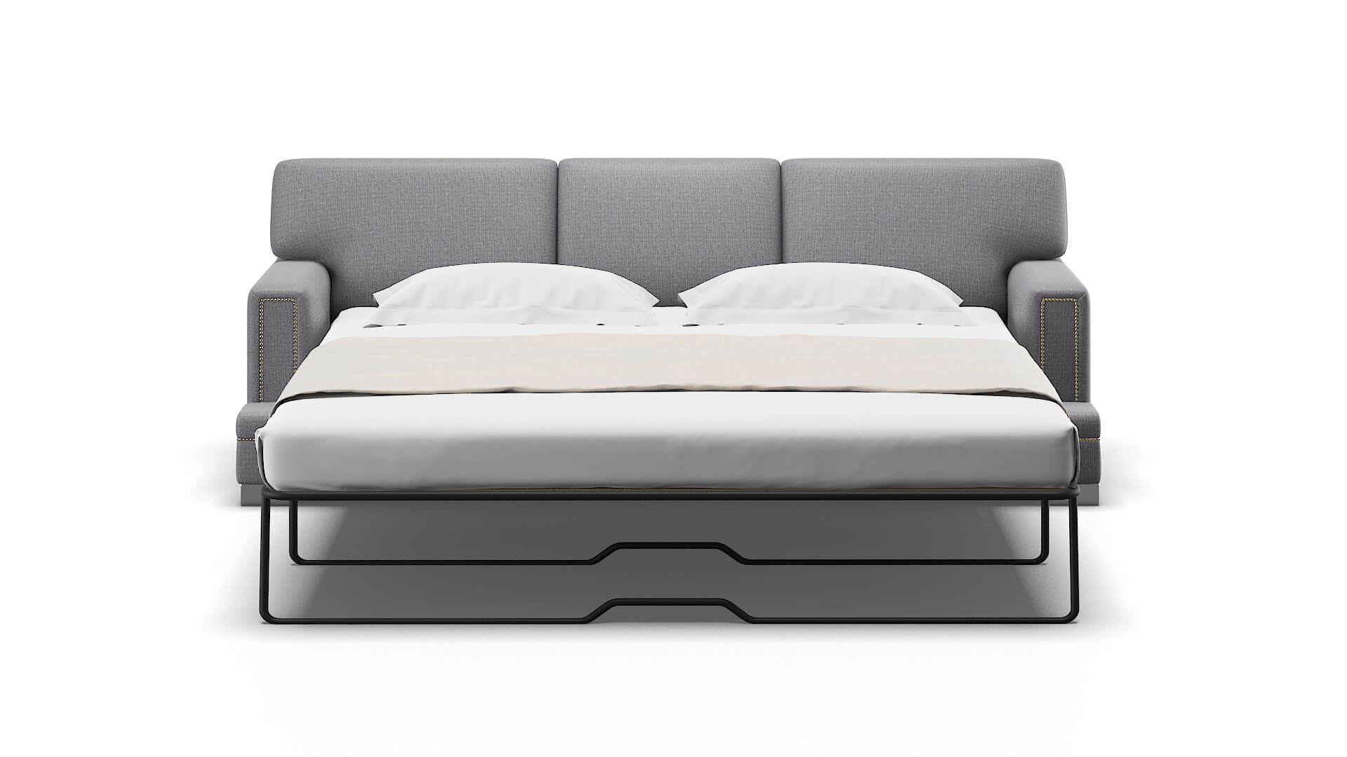 Barcelona Insight Denim Sofa Sleeper Espresso legs 1