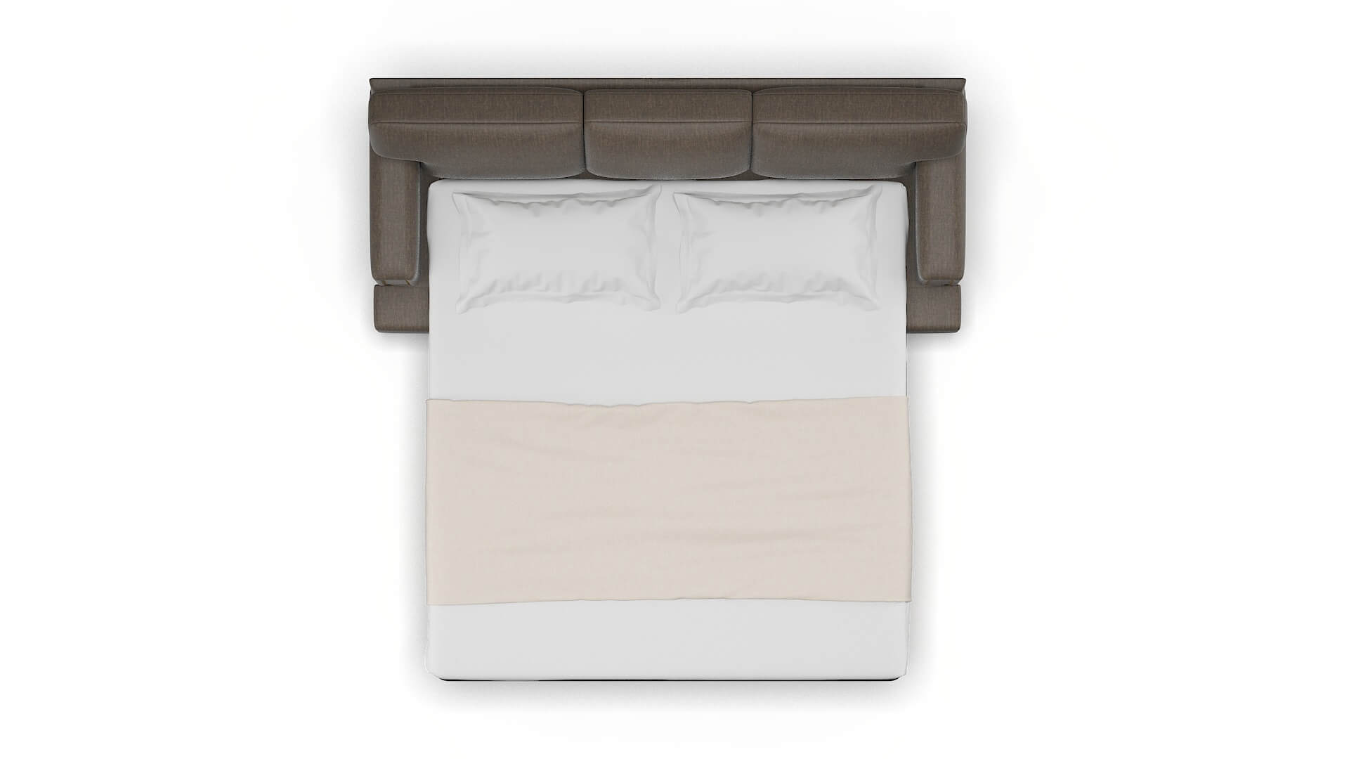 Barcelona Keylargo Bark Sofa Sleeper Espresso legs 3