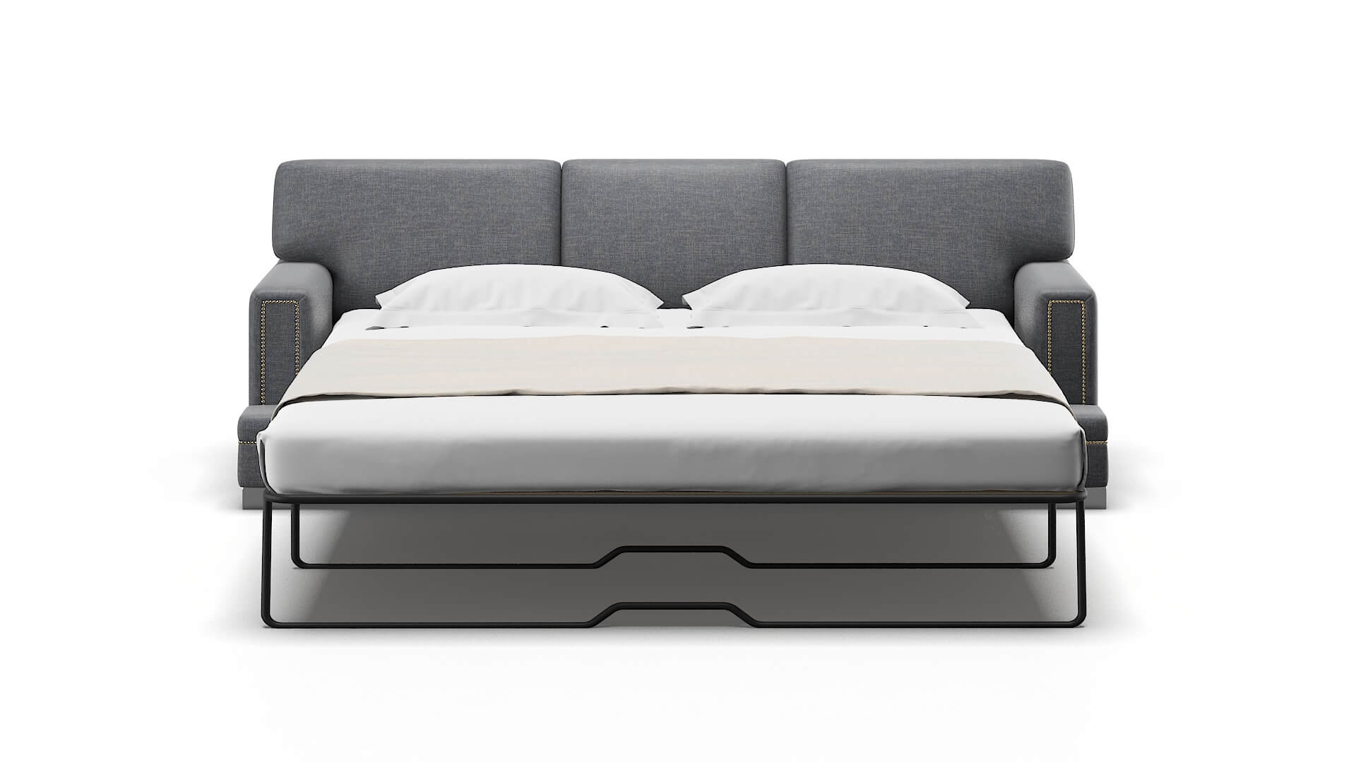 Barcelona Keylargo Graphite Sofa Sleeper Espresso legs 1