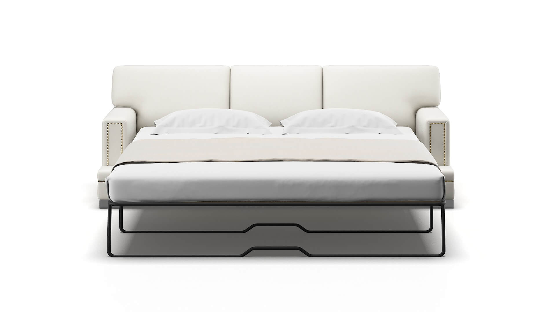 Barcelona Keylargo Oatmeal Sofa Sleeper Espresso legs 1