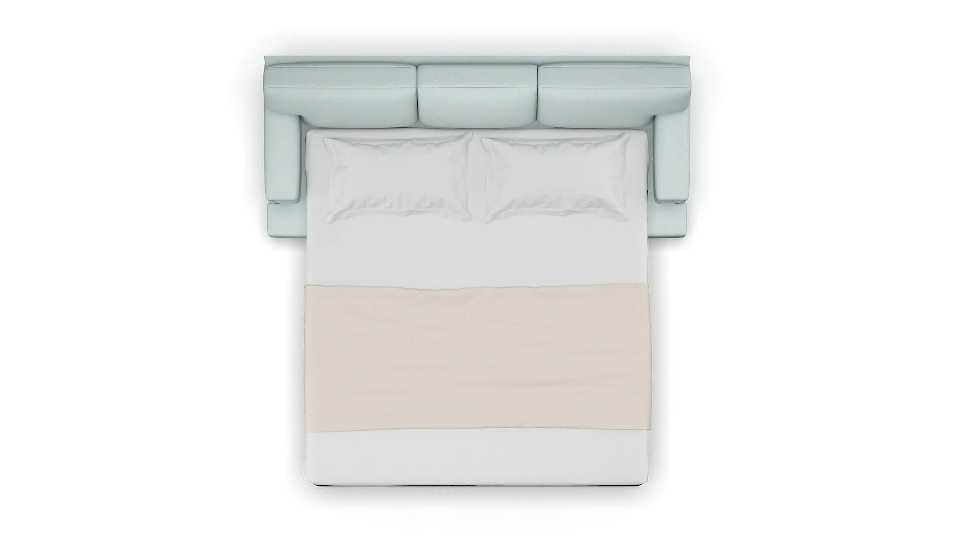 Barcelona Leslie Robins_egg Sofa Sleeper Espresso legs 3