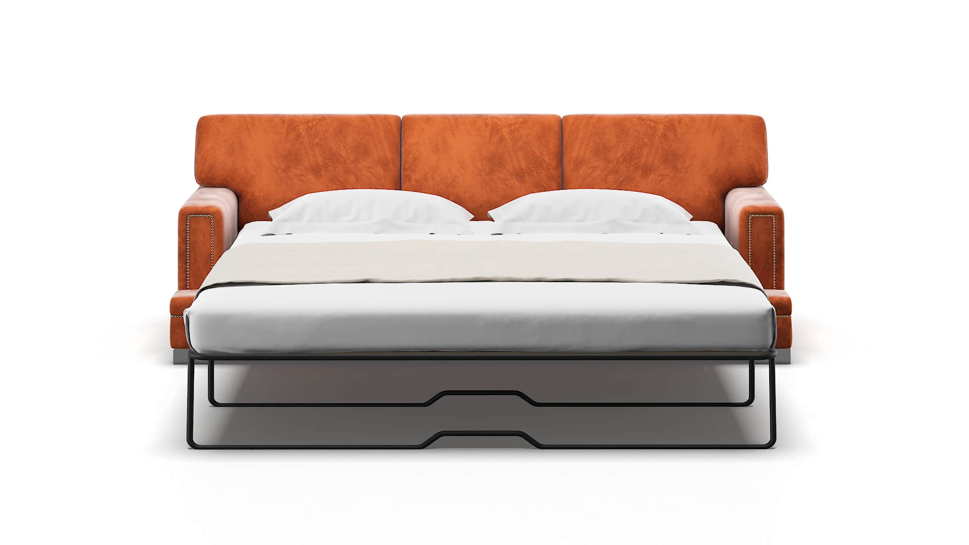 Barcelona Loft Copper Sofa Sleeper Espresso legs 1