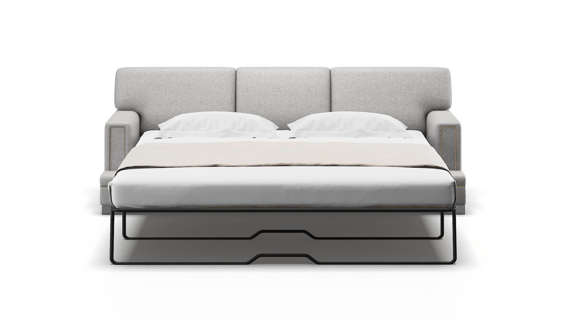 Barcelona Malibu Dove Sofa Sleeper Espresso legs 1