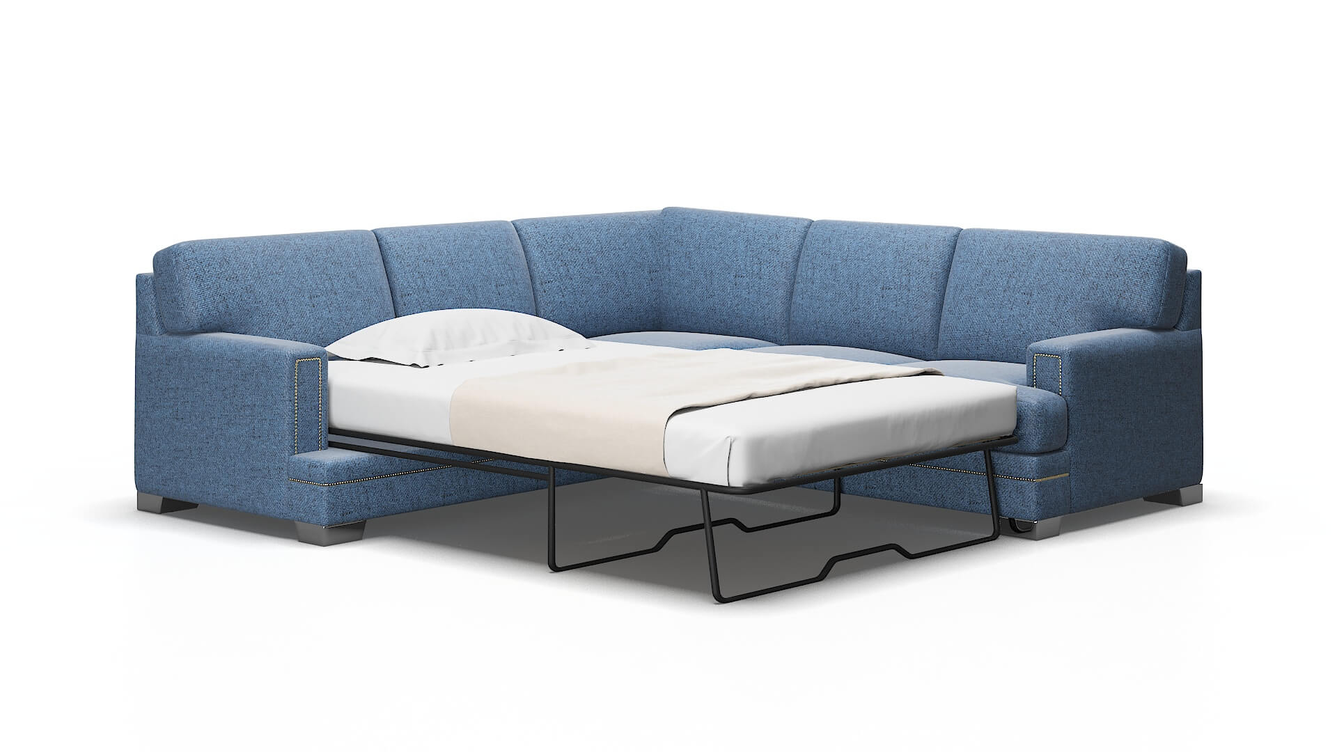 Barcelona Merino_hrp Ocean Sectional Sleeper Espresso legs 2